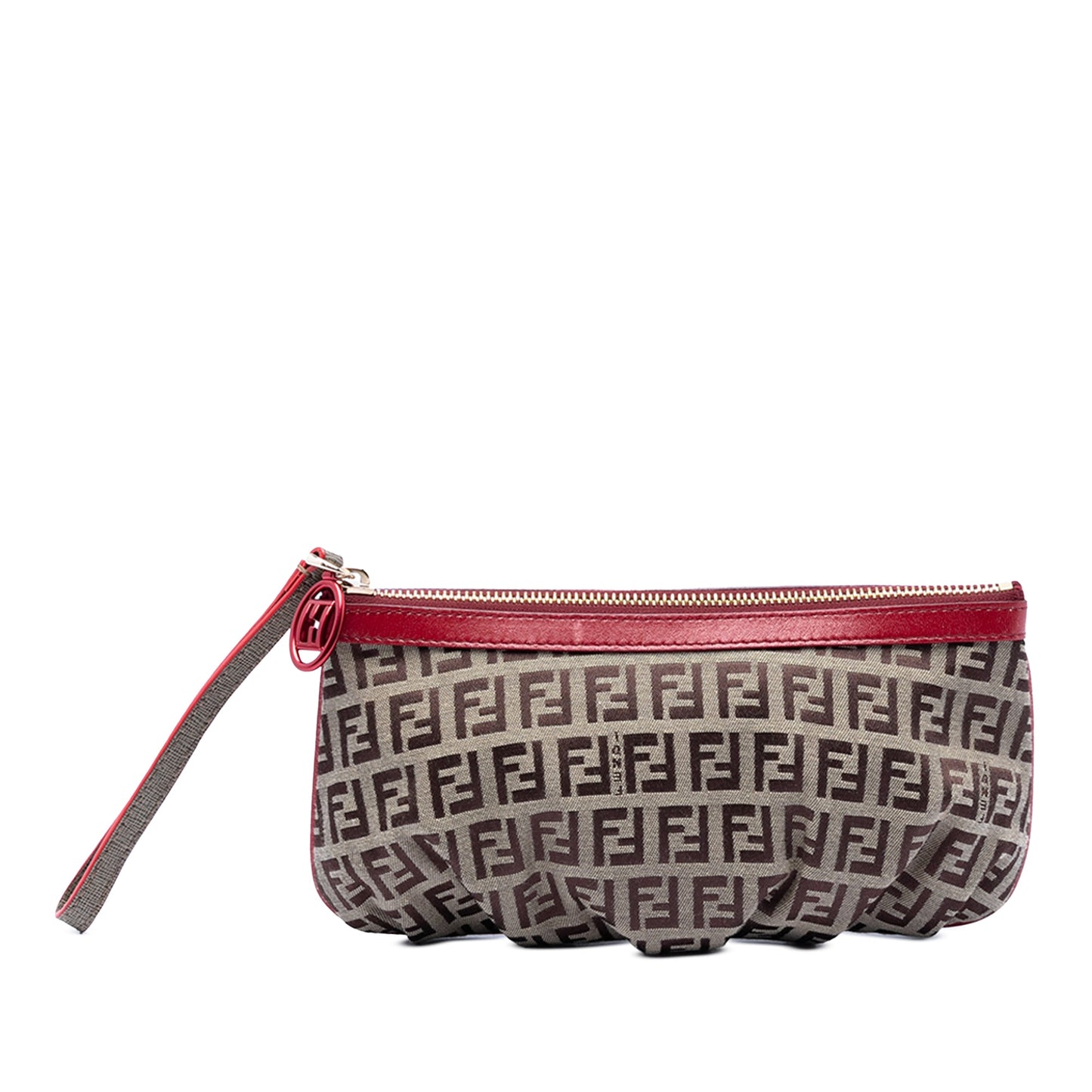 Fendi Zucchino Canvas Clutch