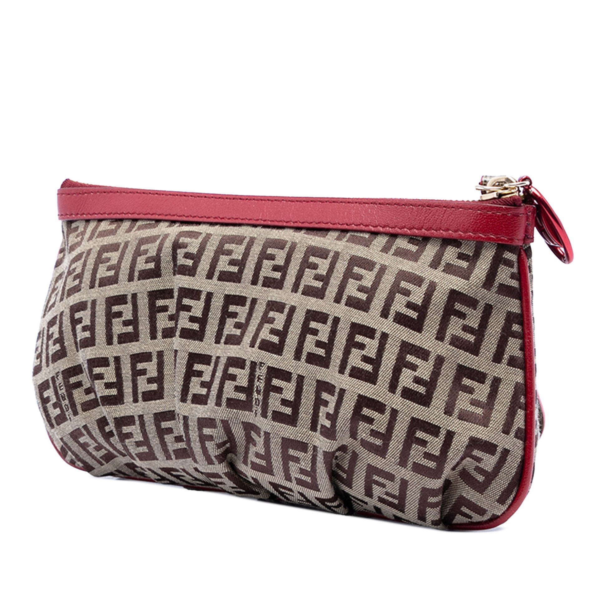 Fendi Zucchino Canvas Clutch