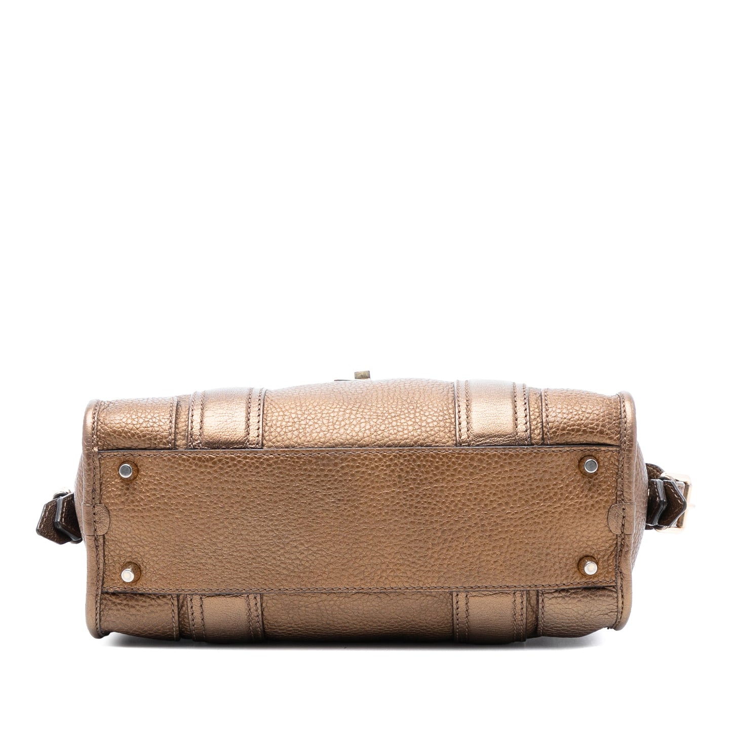 Burberry Leather Top Handle Bag