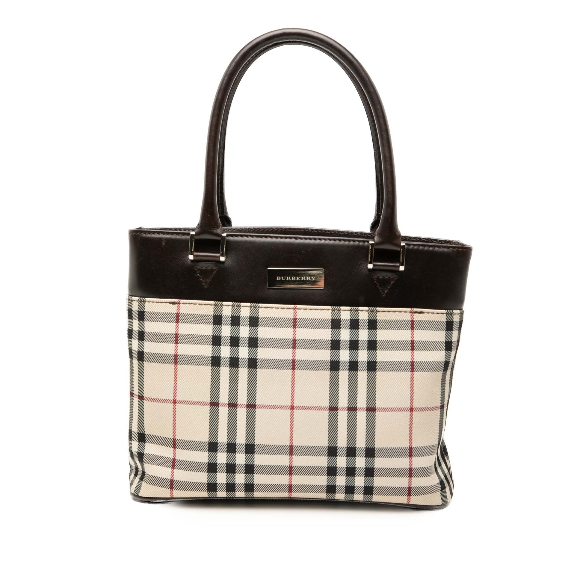 Burberry House Check Canvas Tote
