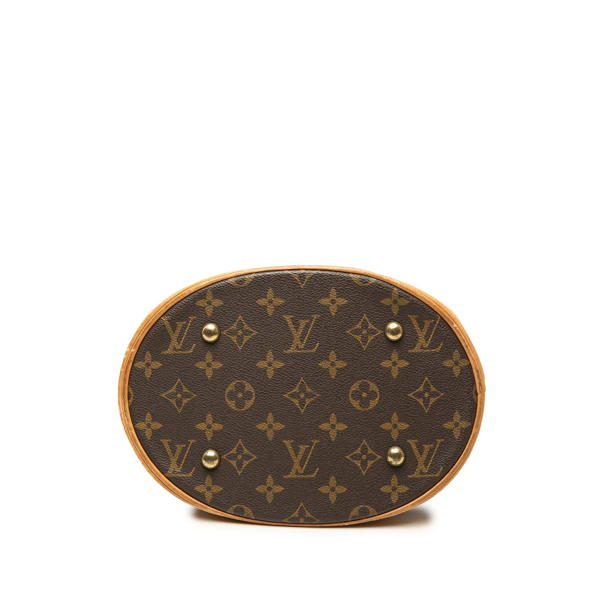 Louis Vuitton Monogram Petit Bucket — Brown
