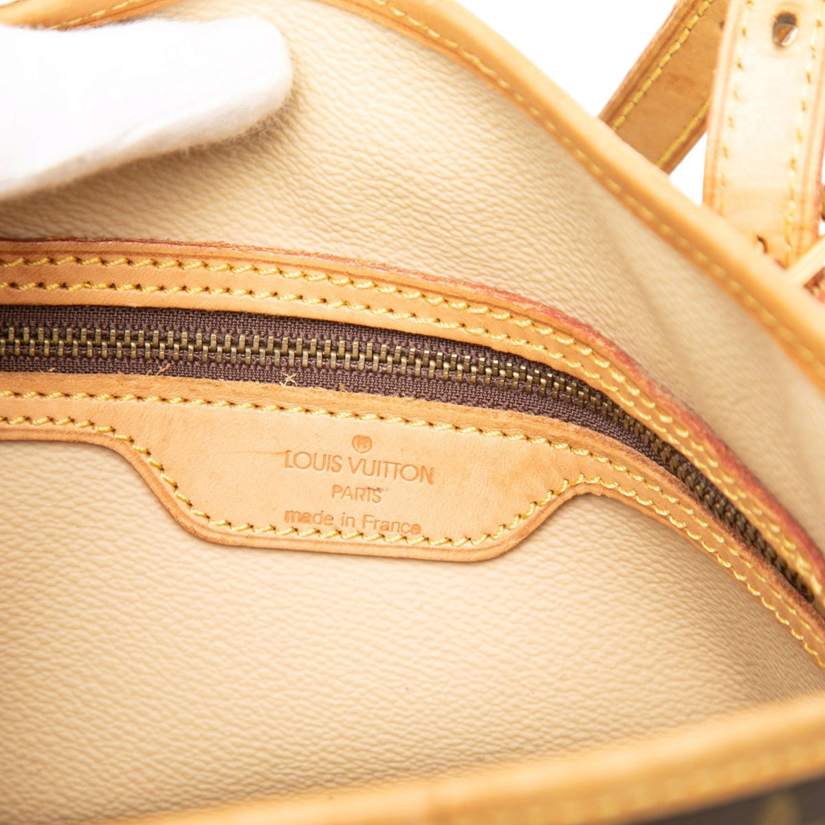 Louis Vuitton Monogram Petit Bucket — Brown