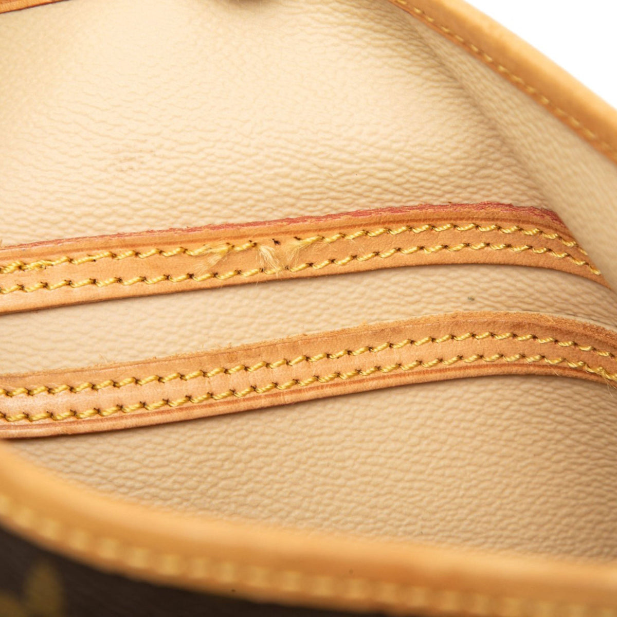 Louis Vuitton Monogram Petit Bucket — Brown