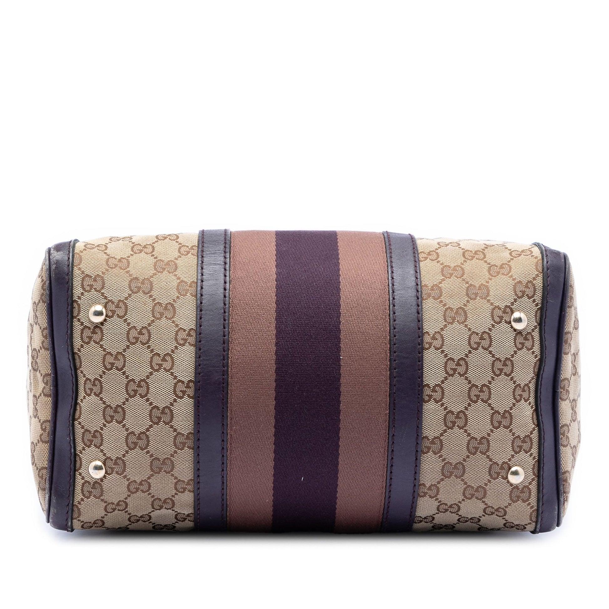 Gucci Medium GG Canvas Web Joy Boston Bag