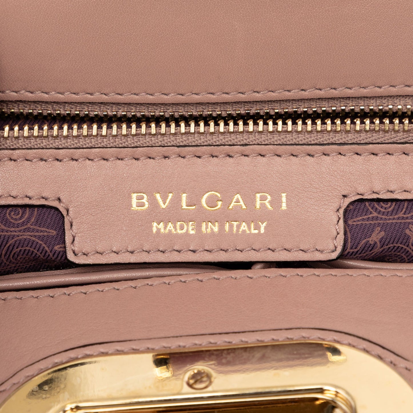 Bvlgari Canvas Isabella Rossellini Satchel