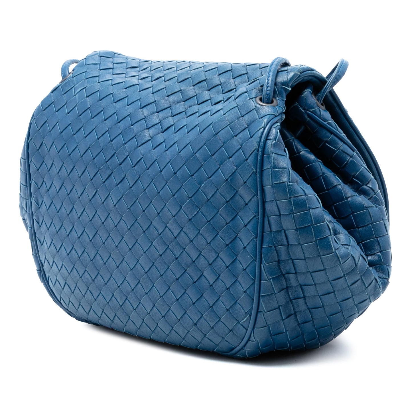Bottega Veneta Nappa Intrecciato Flap Crossbody