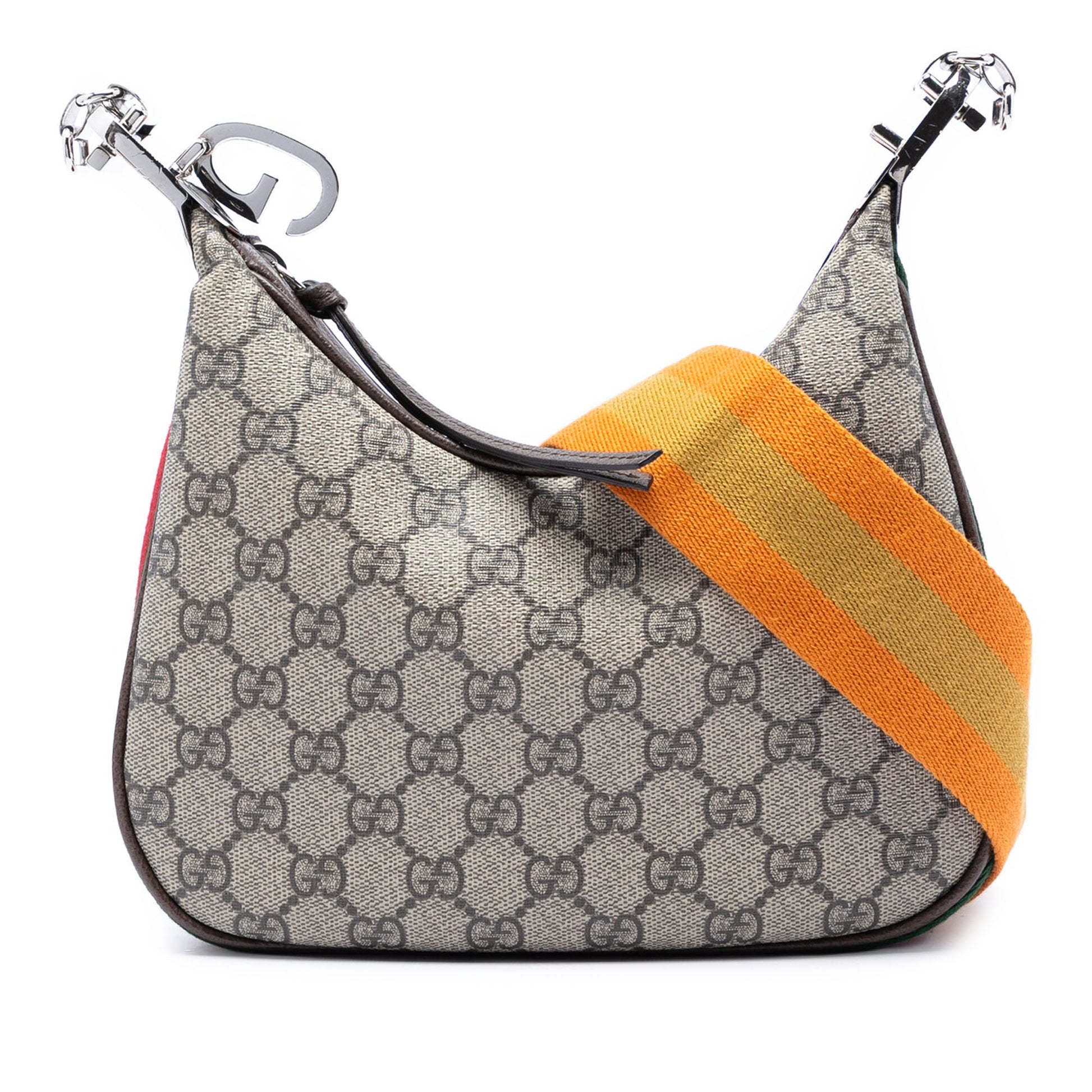 Gucci Small GG Supreme Web Attache Crossbody