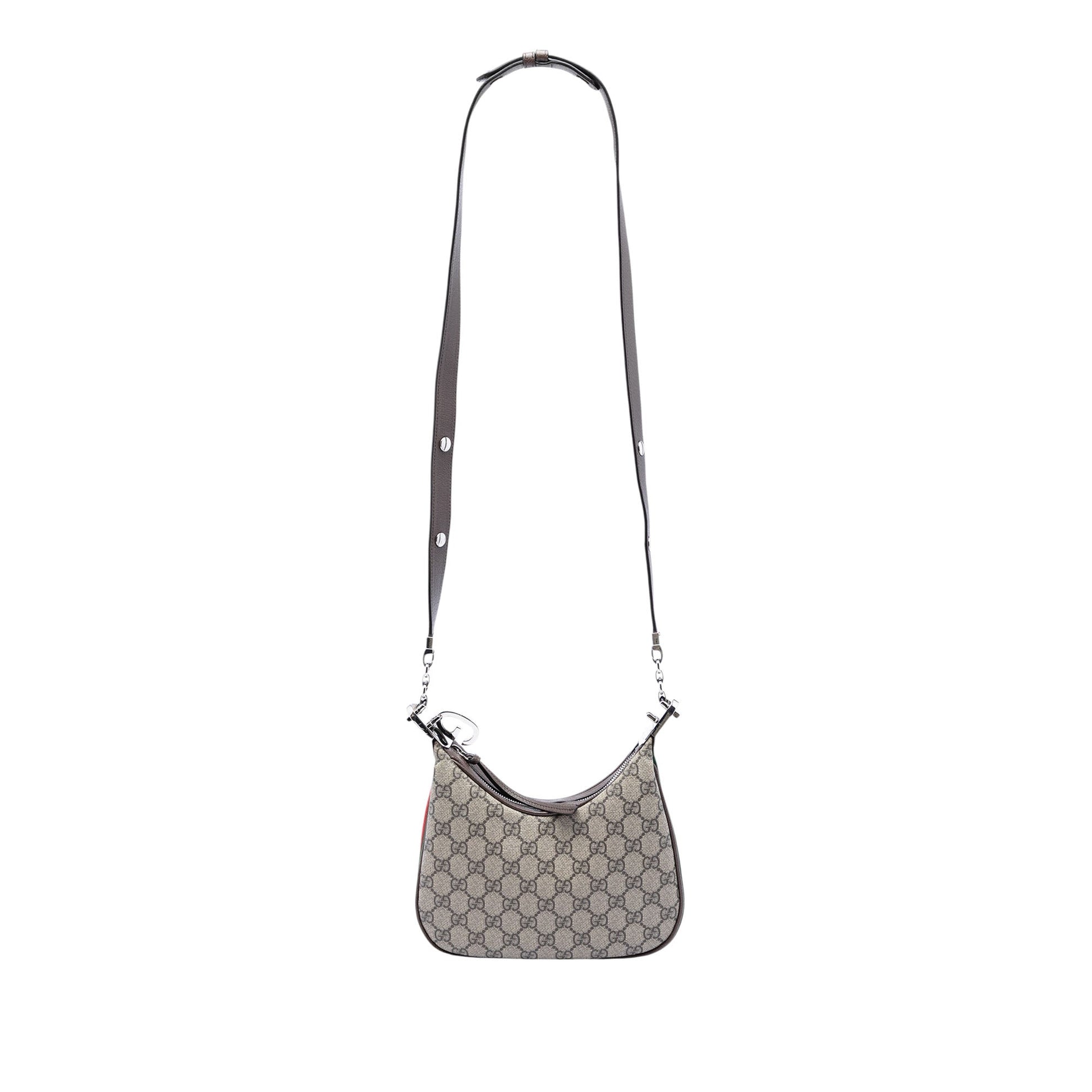 Gucci Small GG Supreme Web Attache Crossbody