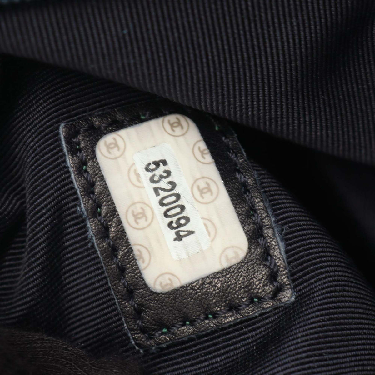 Chanel Caviar Logo Chain Tote