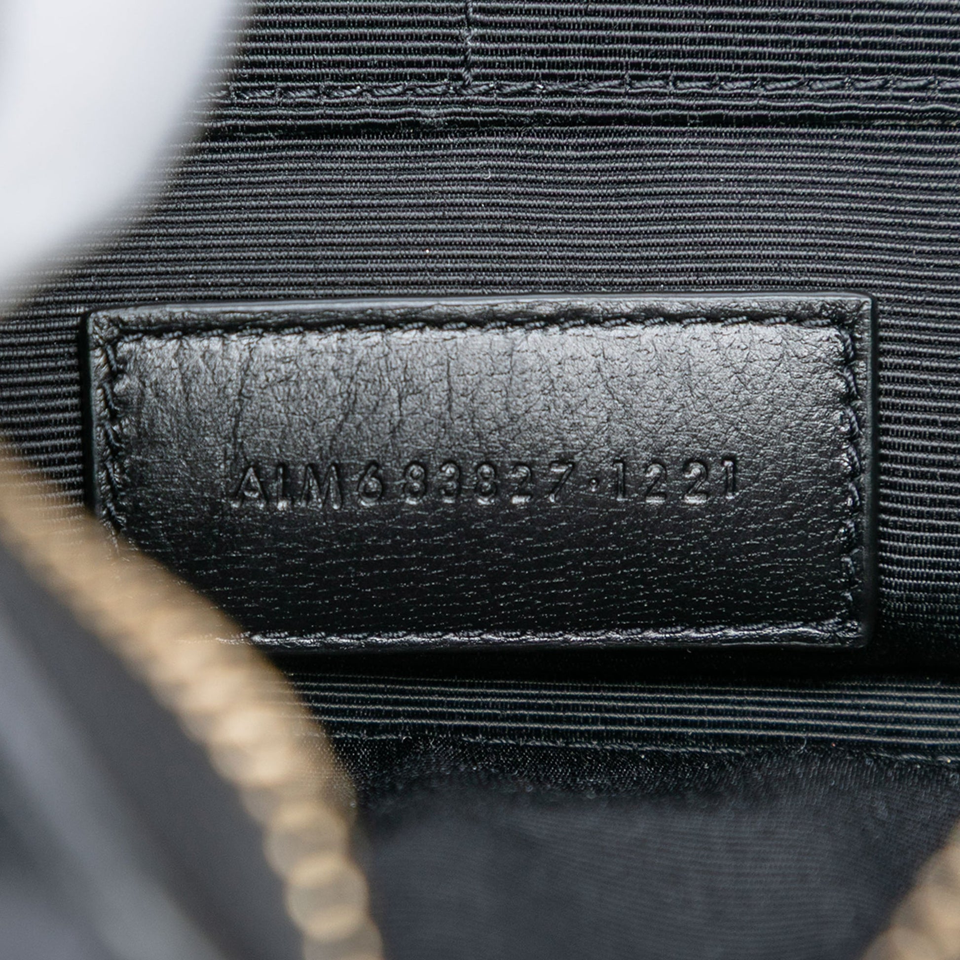 Saint Laurent Croc Embossed Leather Tiny Monogram Zipped Tablet Holder