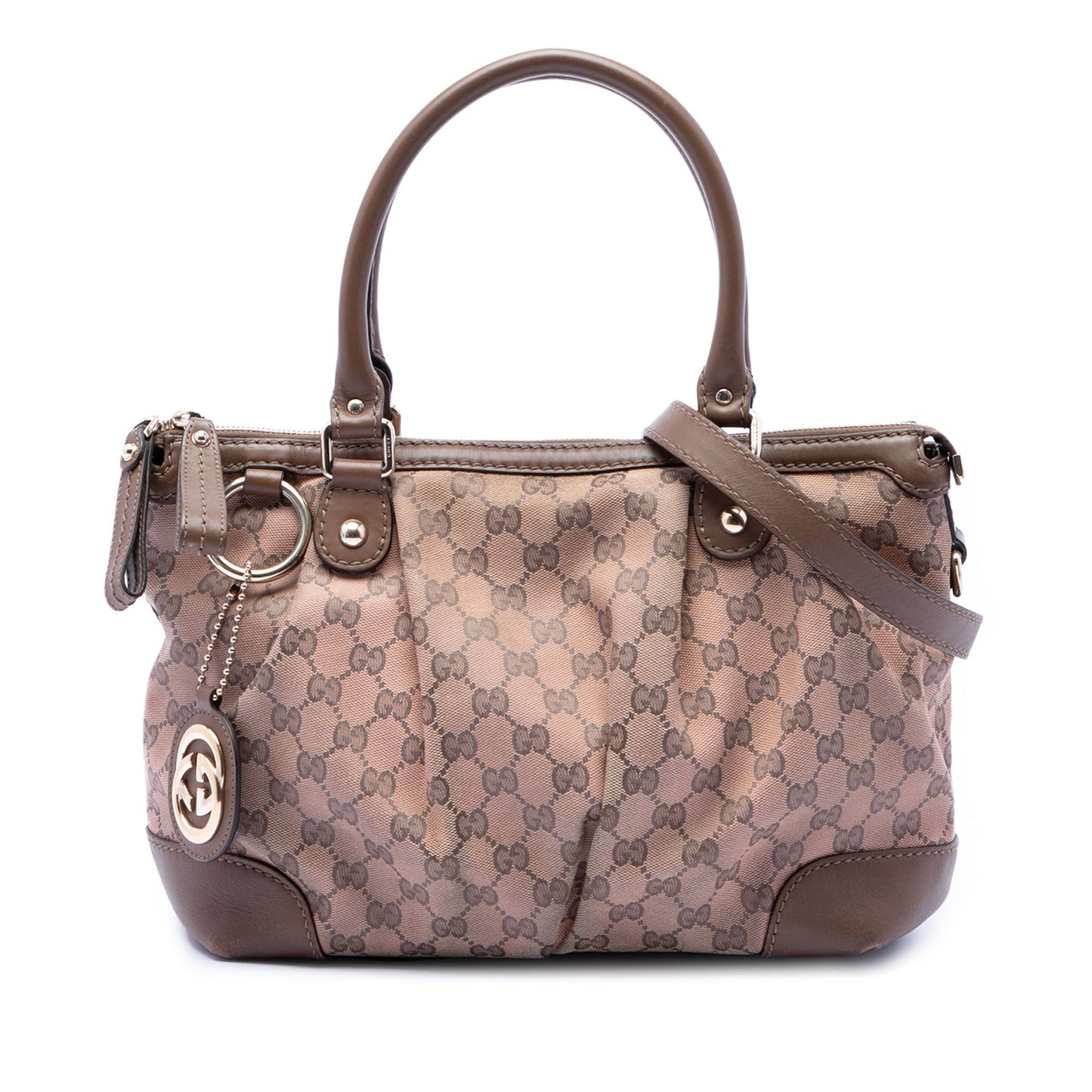 Gucci GG Canvas Sukey Satchel