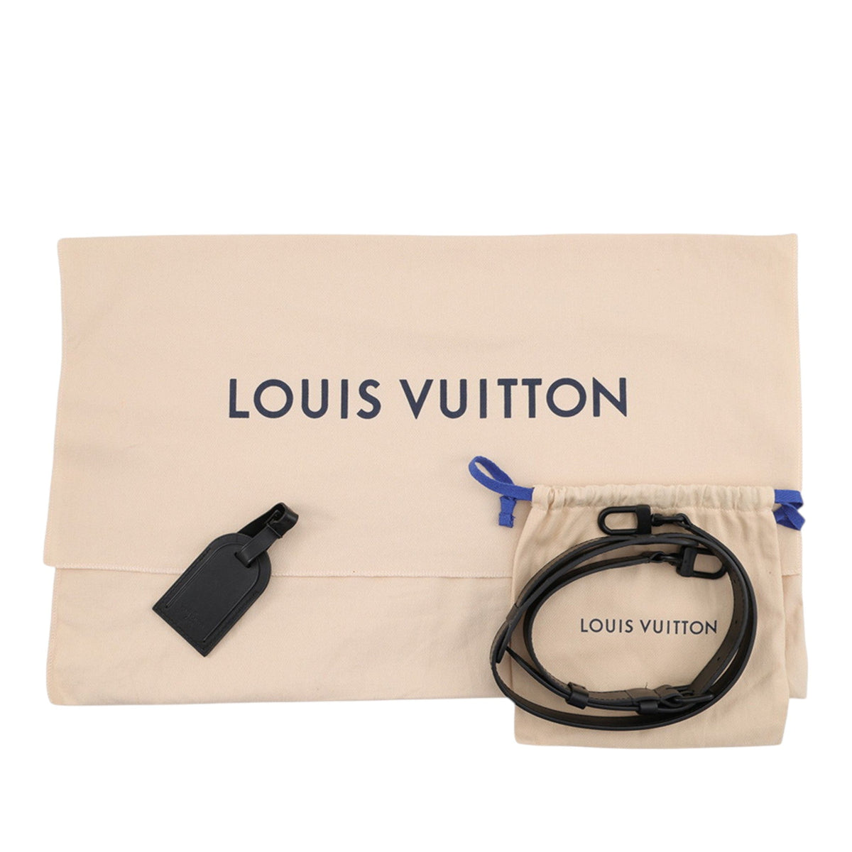 Louis Vuitton Monogram Eclipse Sac Plat Horizontal Zipper