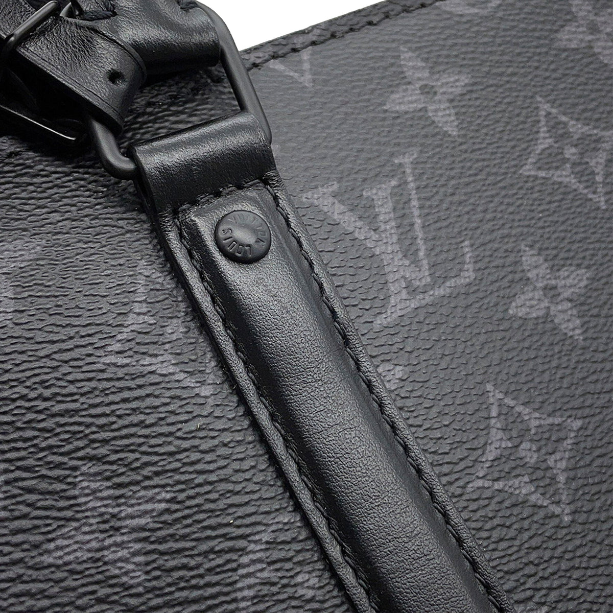 Louis Vuitton Monogram Eclipse Sac Plat Horizontal Zipper