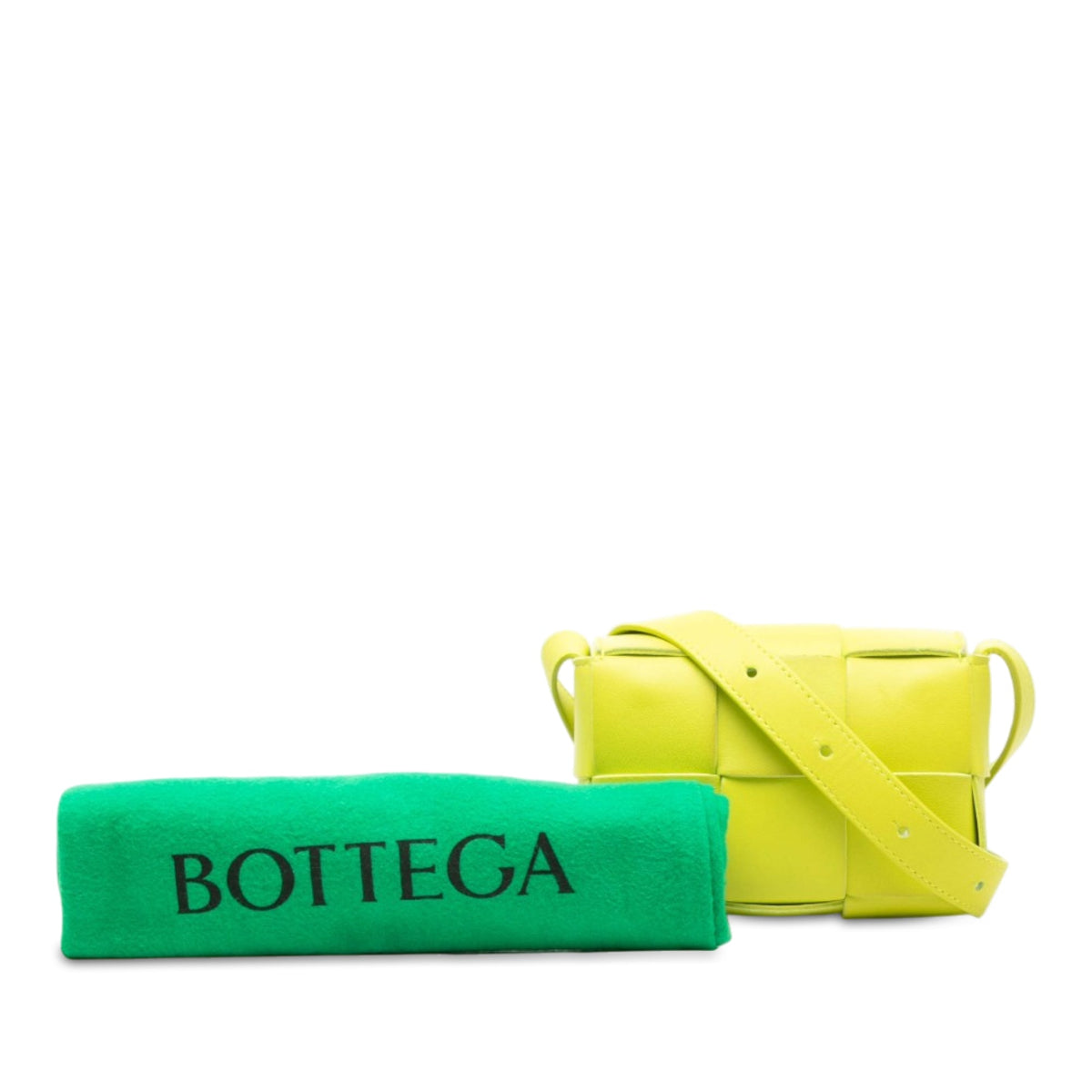 Bottega Veneta Candy Nappa Intrecciato Cassette Crossbody