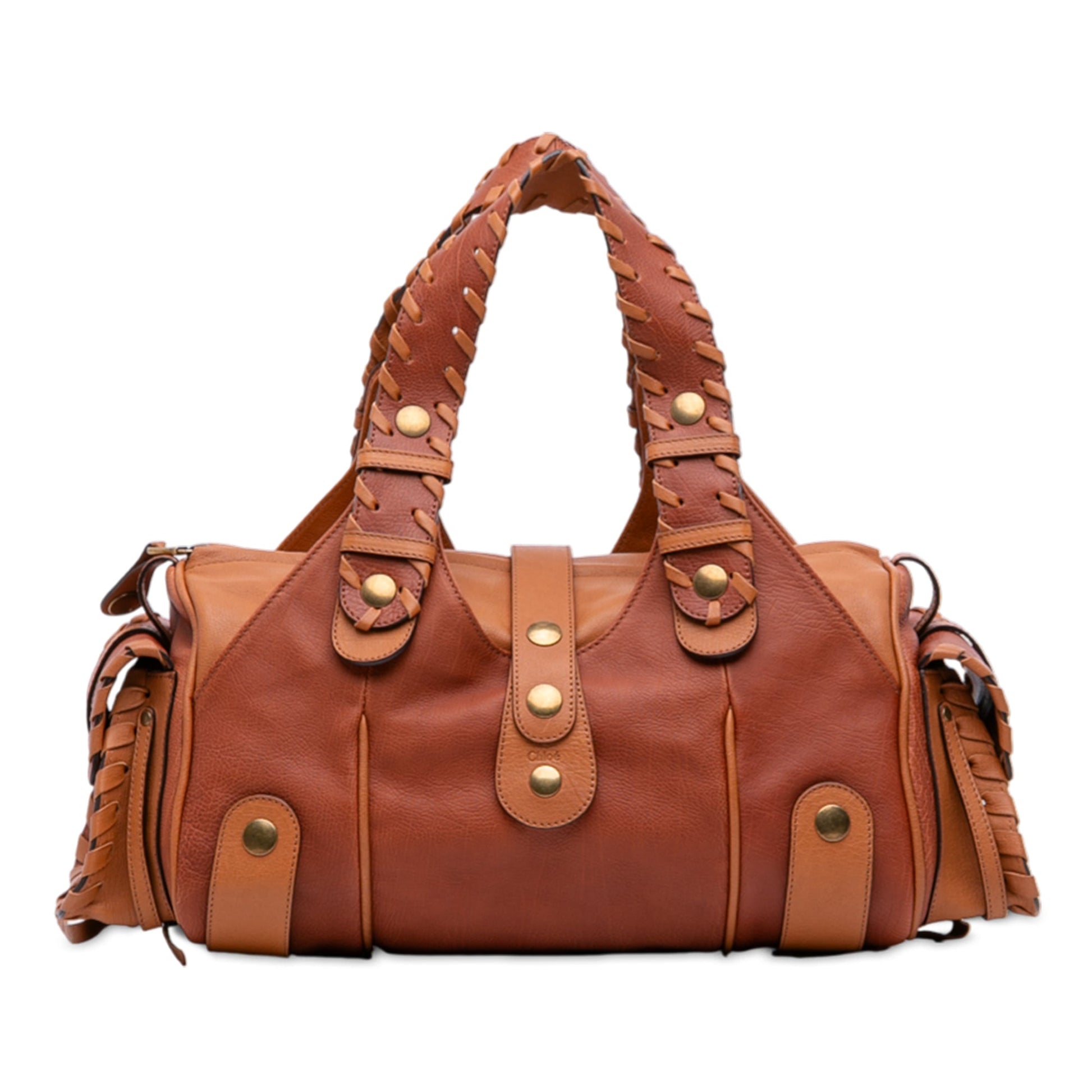 ChloÃ© Leather Silverado Shoulder Bag