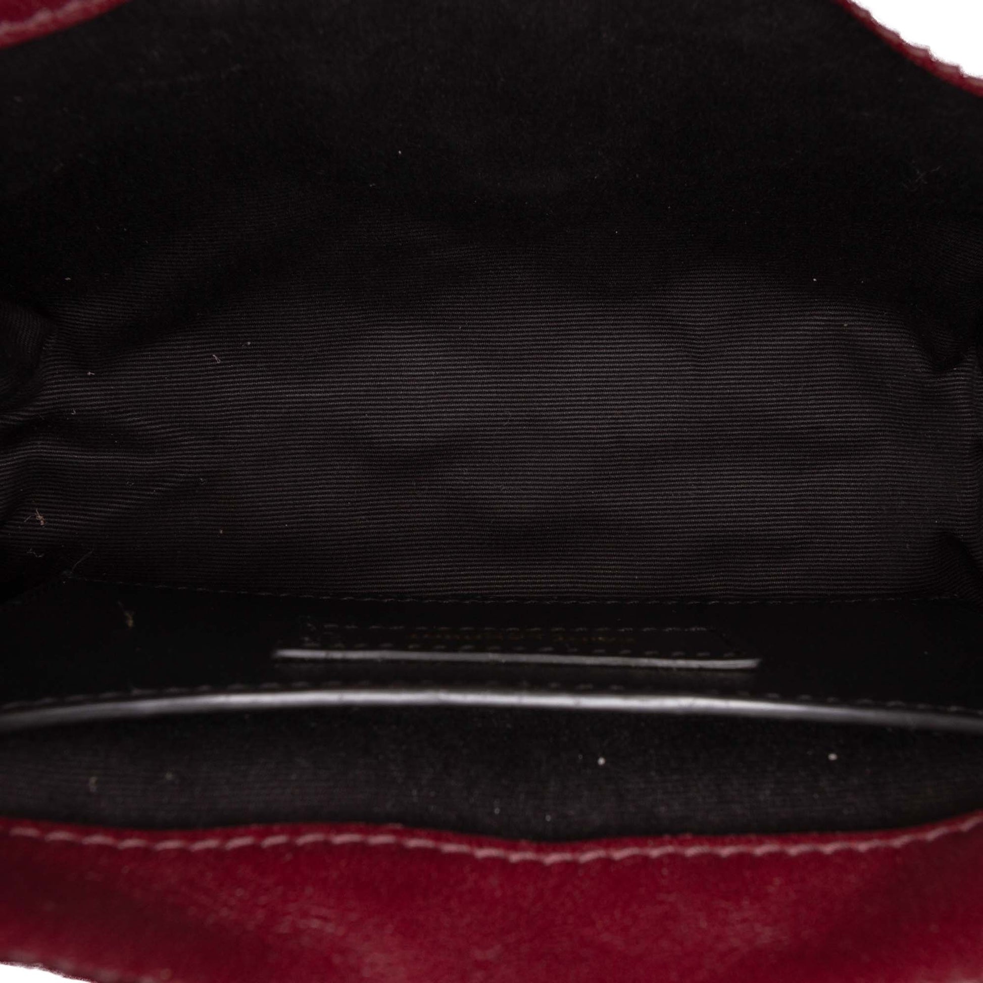 Saint Laurent Mini Quilted Lambskin Monogram Nolita Bag