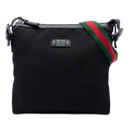 Gucci Techno Canvas Web Messenger Bag
