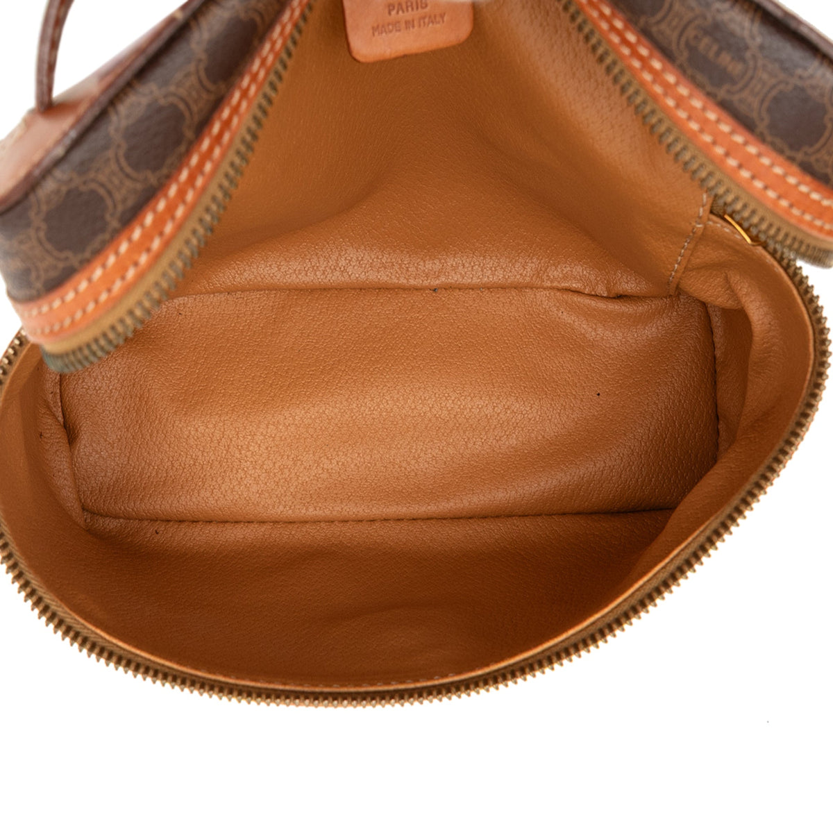 Celine Macadam Coated Canvas Vanity Bag