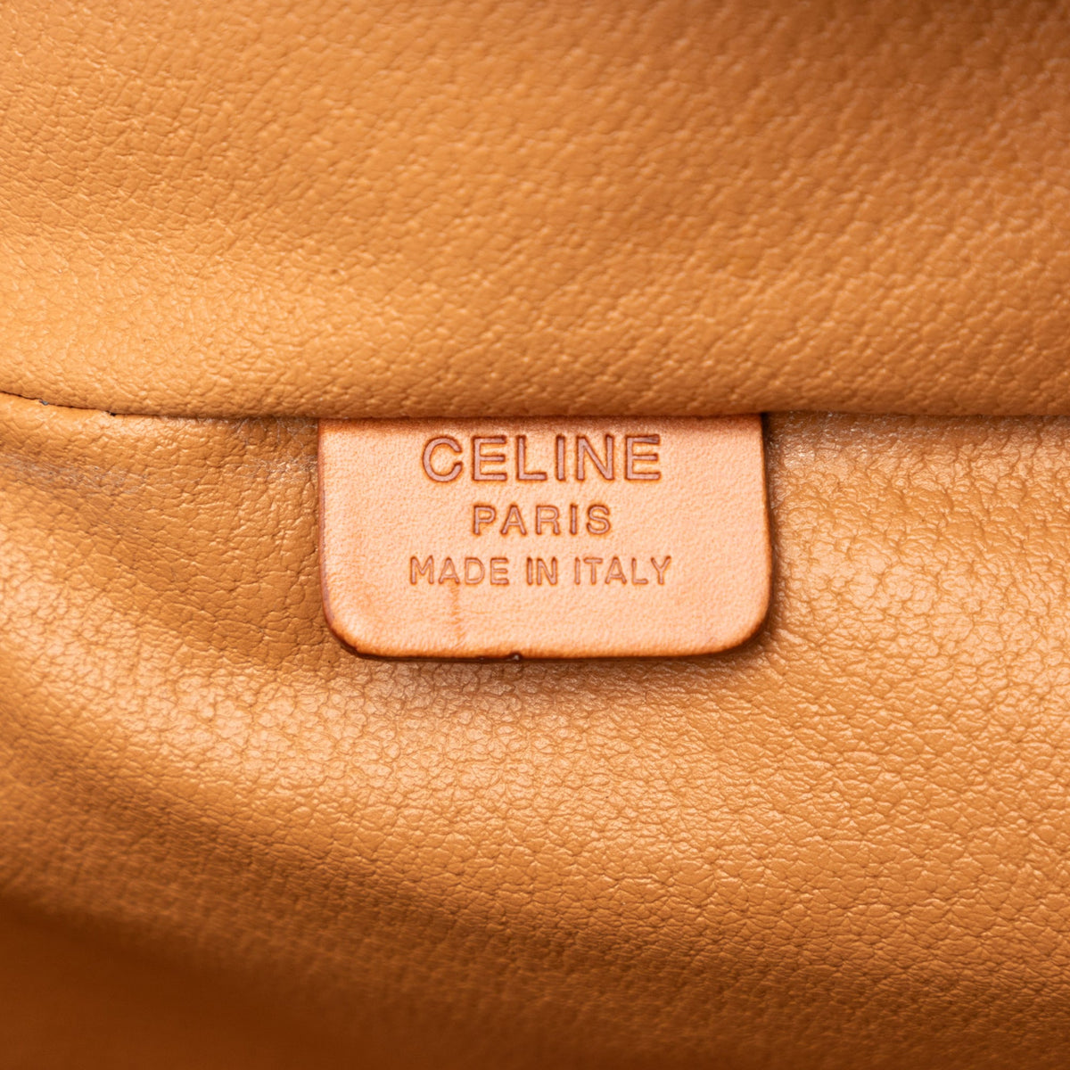 Celine Macadam Coated Canvas Vanity Bag