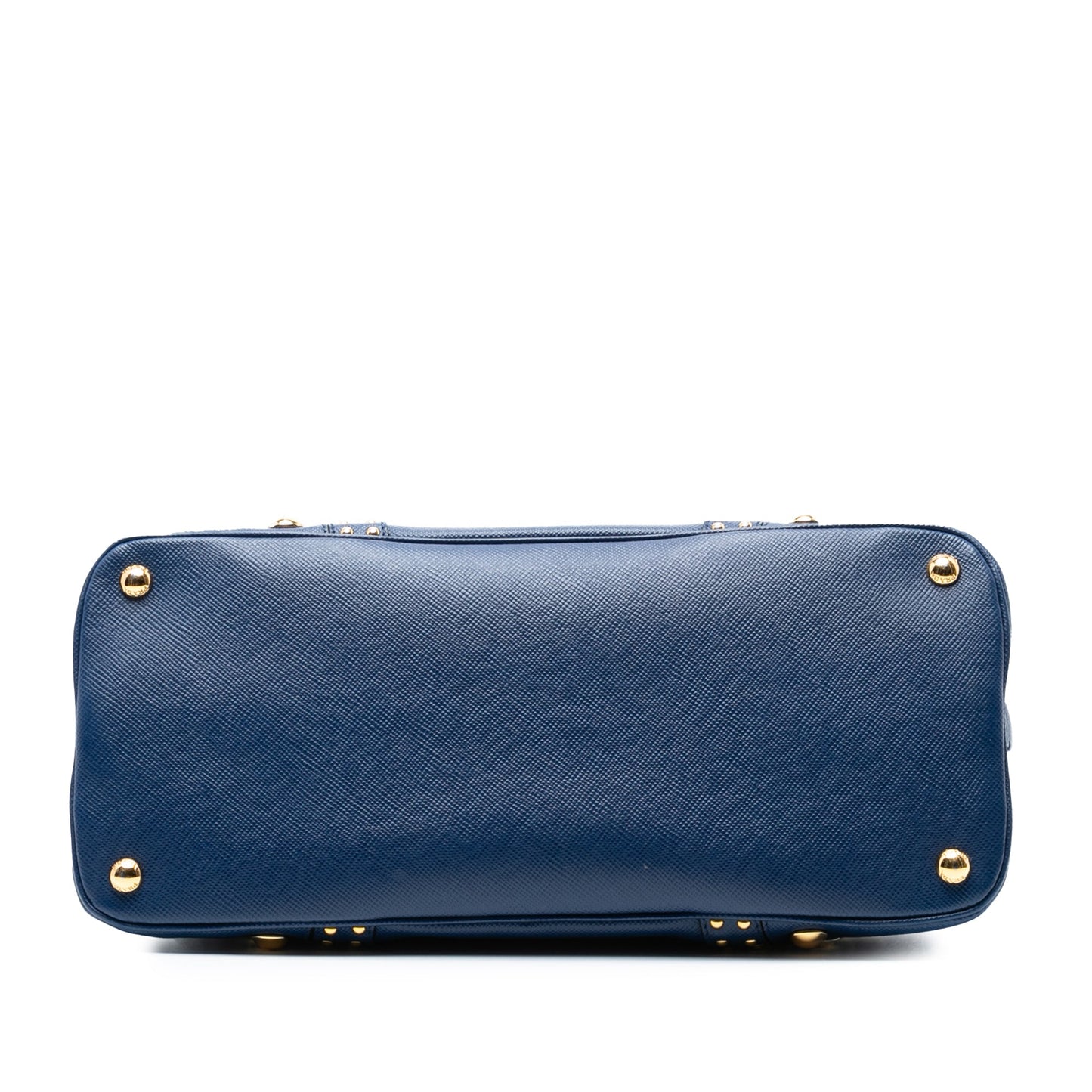 Prada Studded Saffiano Cuir Promenade Satchel