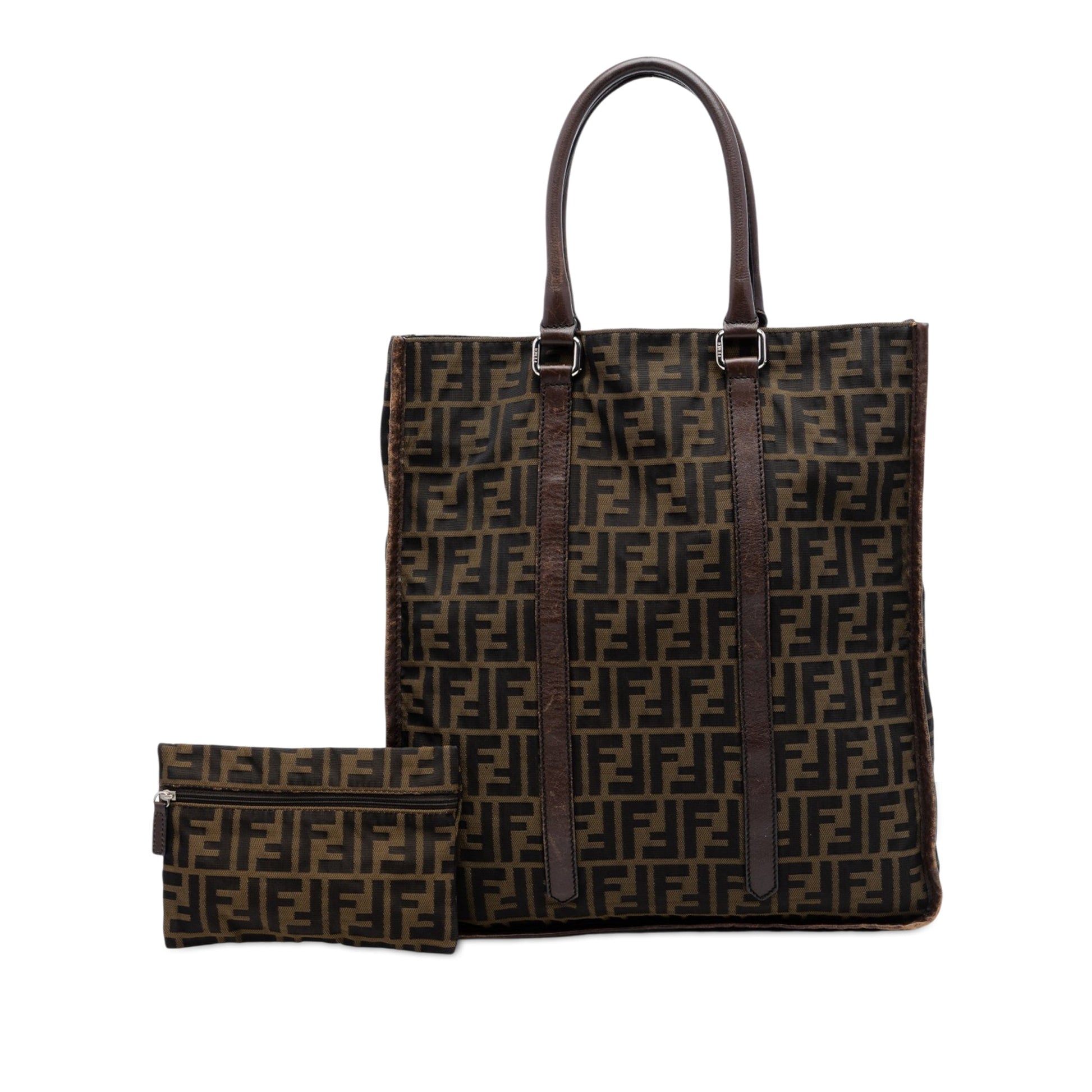 Fendi Zucca Canvas Vertical Tote