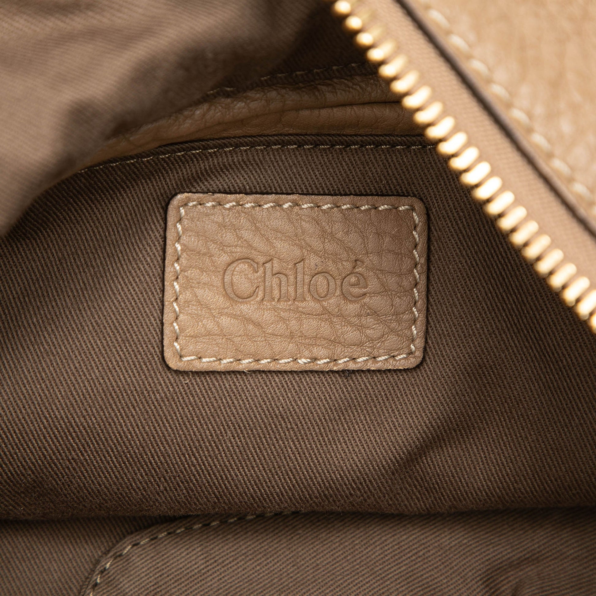 Chloé Large Pebbled Calfskin Marcie Hobo
