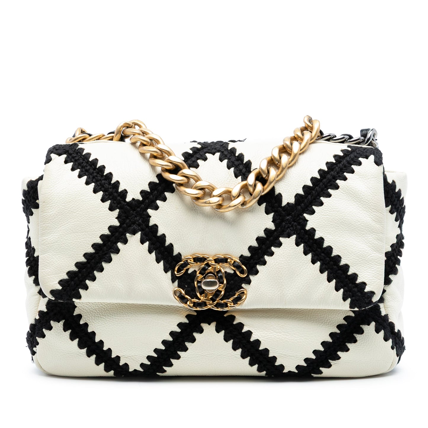 Chanel Medium Crochet Calfskin 19 Flap