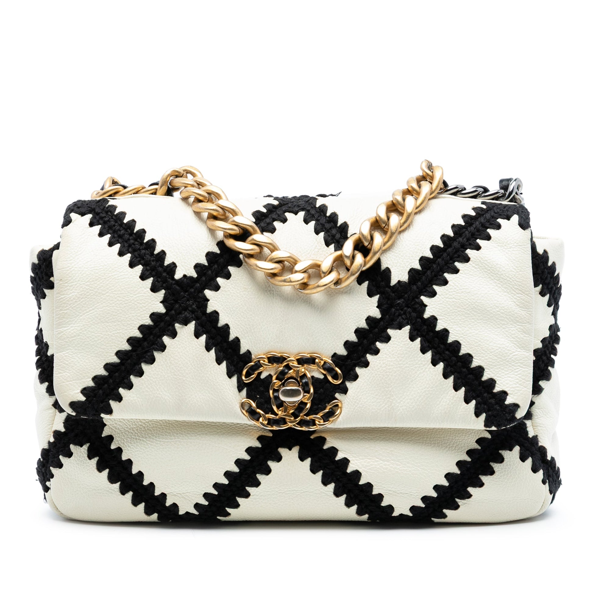 Chanel Medium Crochet Calfskin 19 Flap