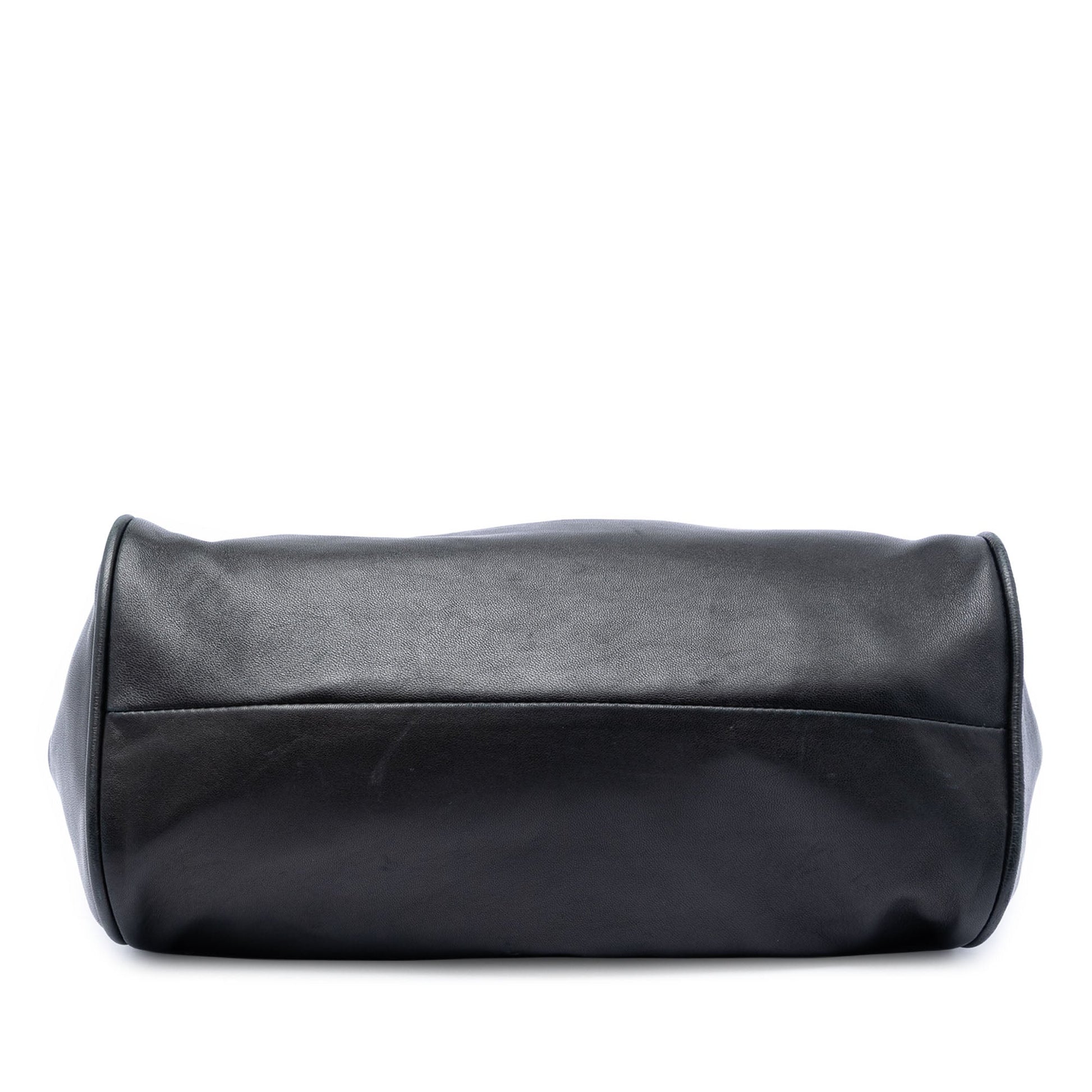Chanel Lambskin Camellia Top Handle Frame Bag