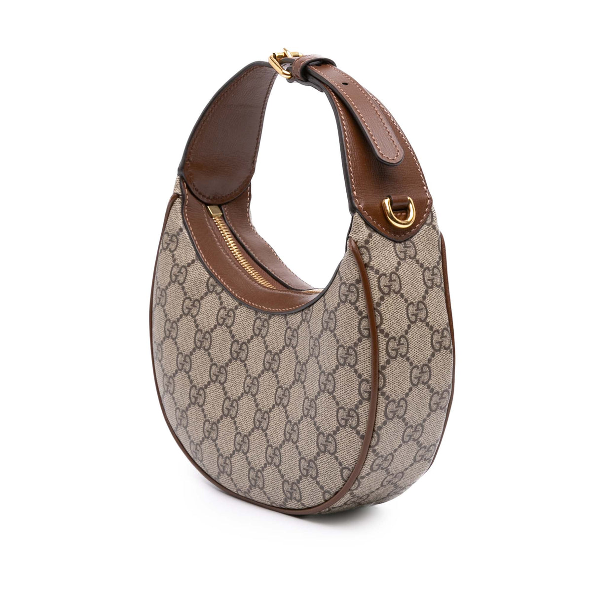 Gucci Mini GG Supreme Half Moon Bag