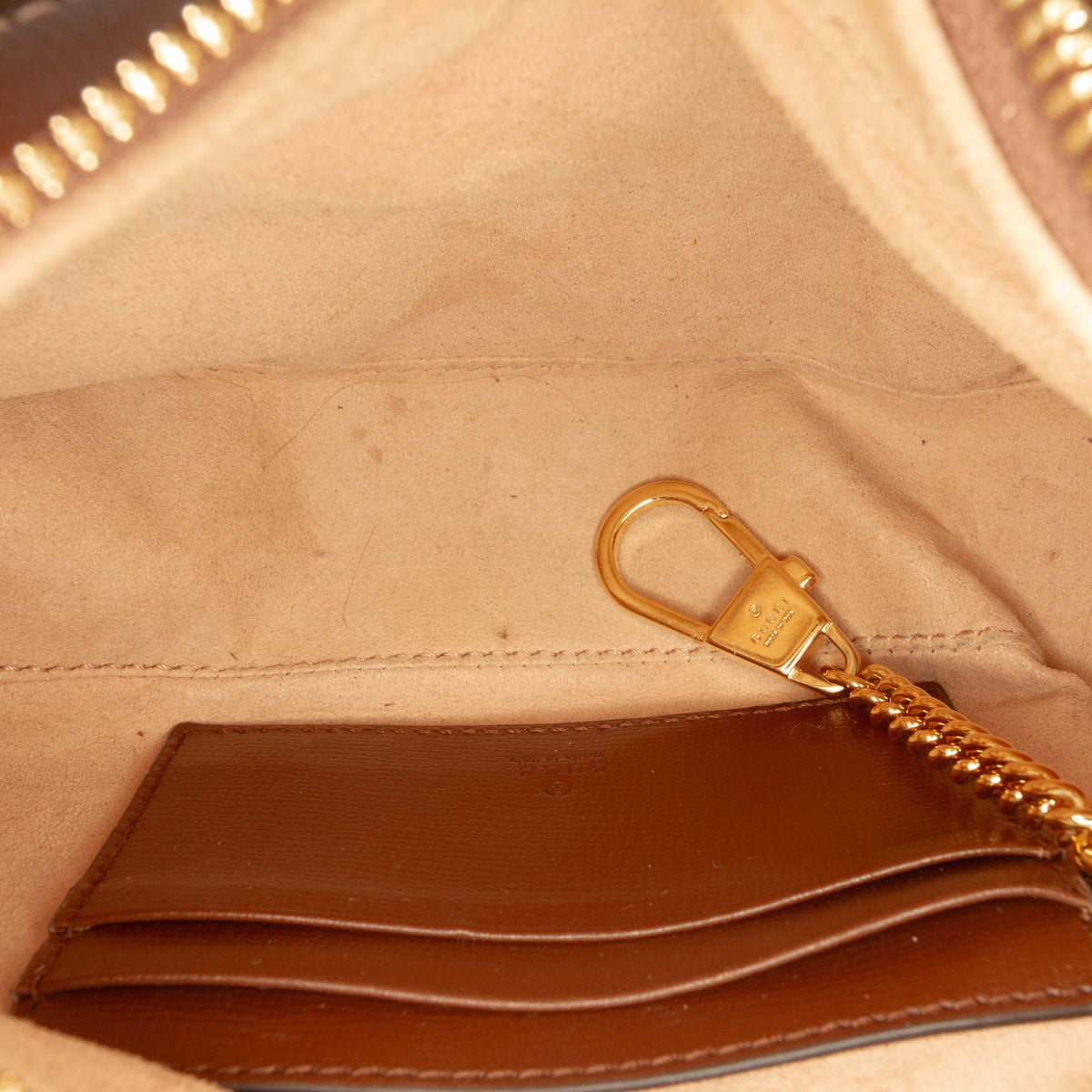 Gucci Mini GG Supreme Half Moon Bag