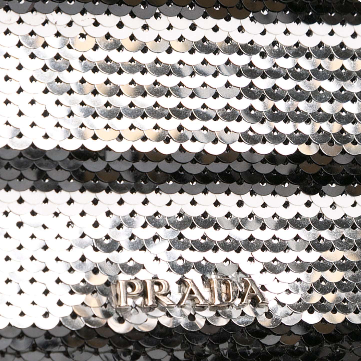 Prada Sequin Embellished Baia Chain Flap