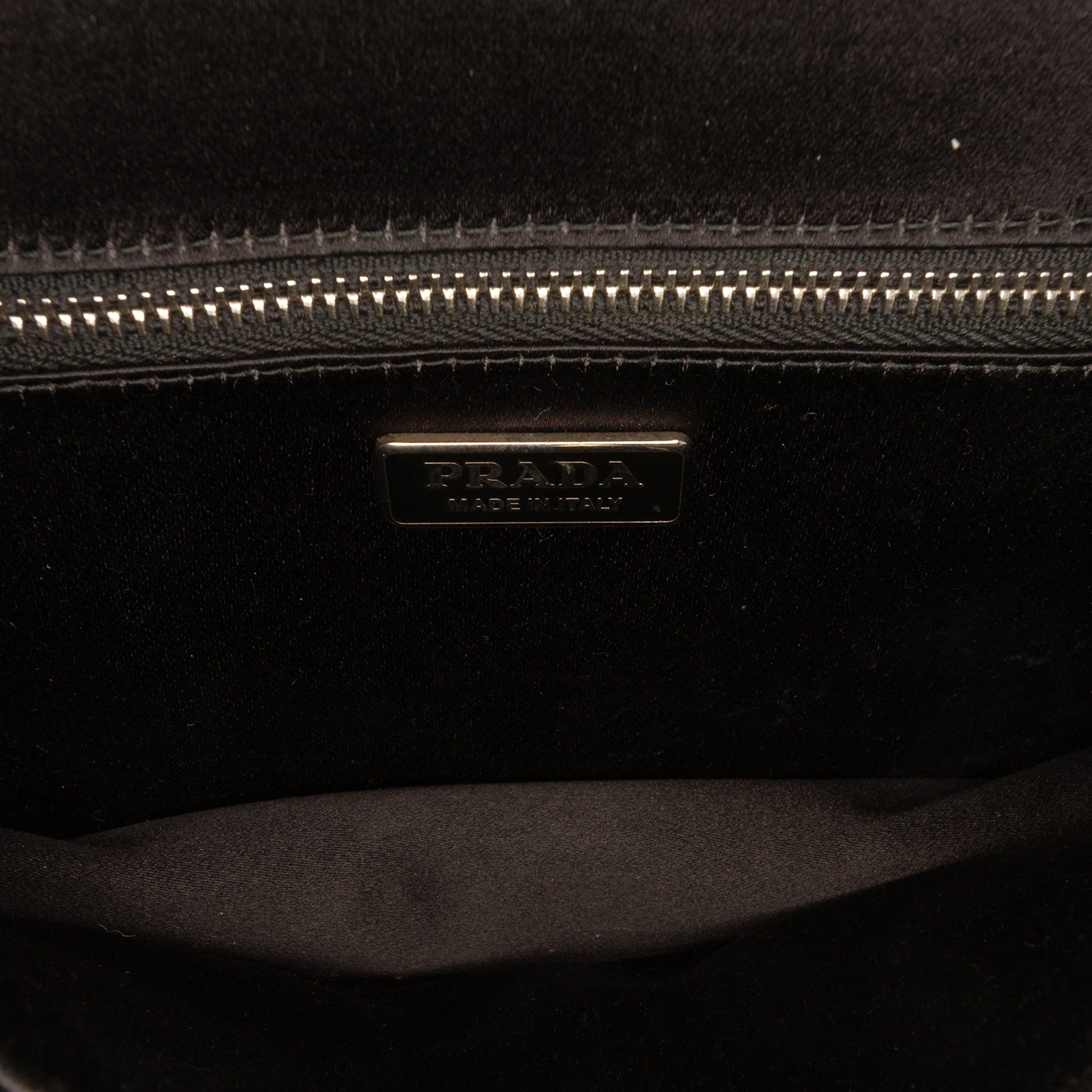 Prada Sequin Embellished Baia Chain Flap