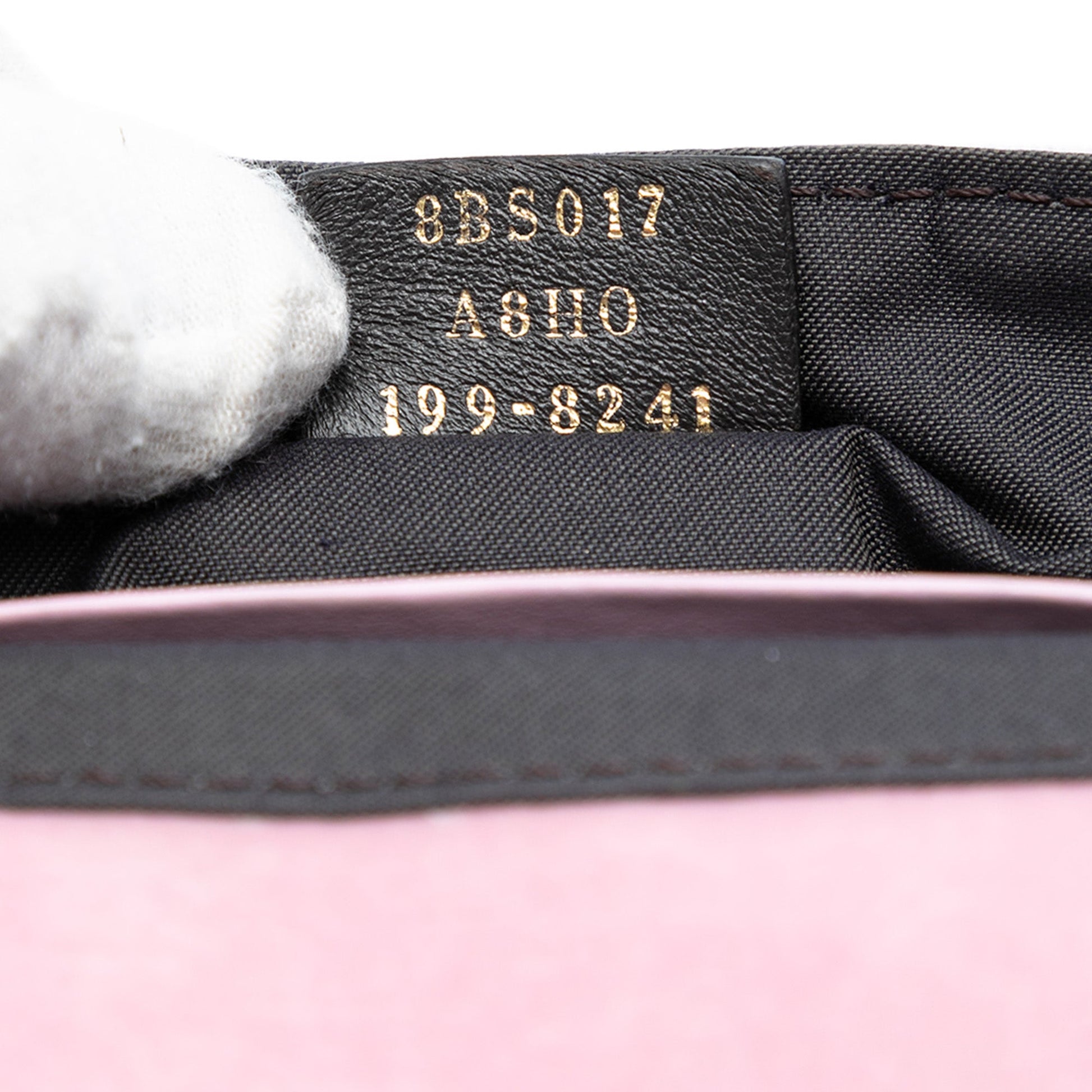 Fendi Mini Zucca Embossed Velvet Baguette Satchel