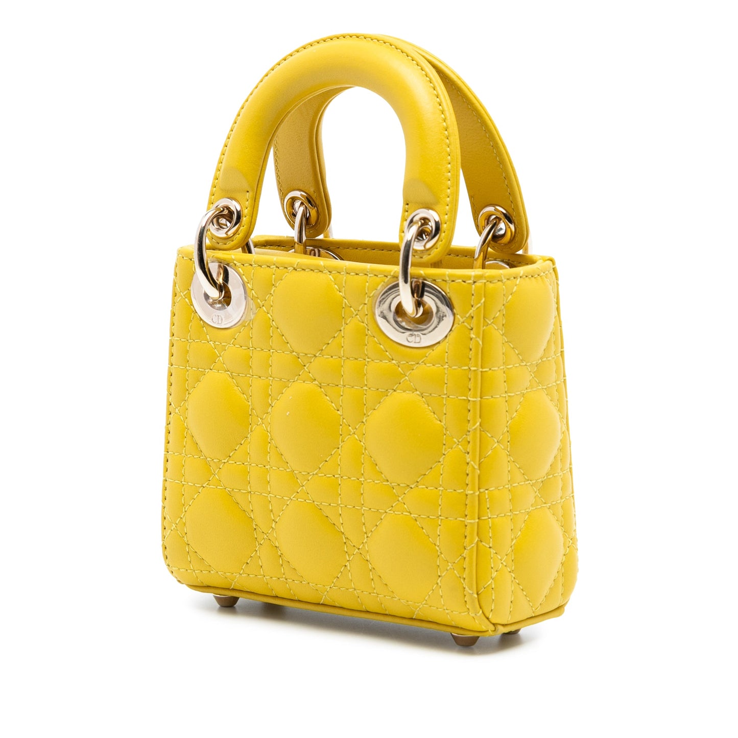Dior Micro Lambskin Cannage Lady Dior