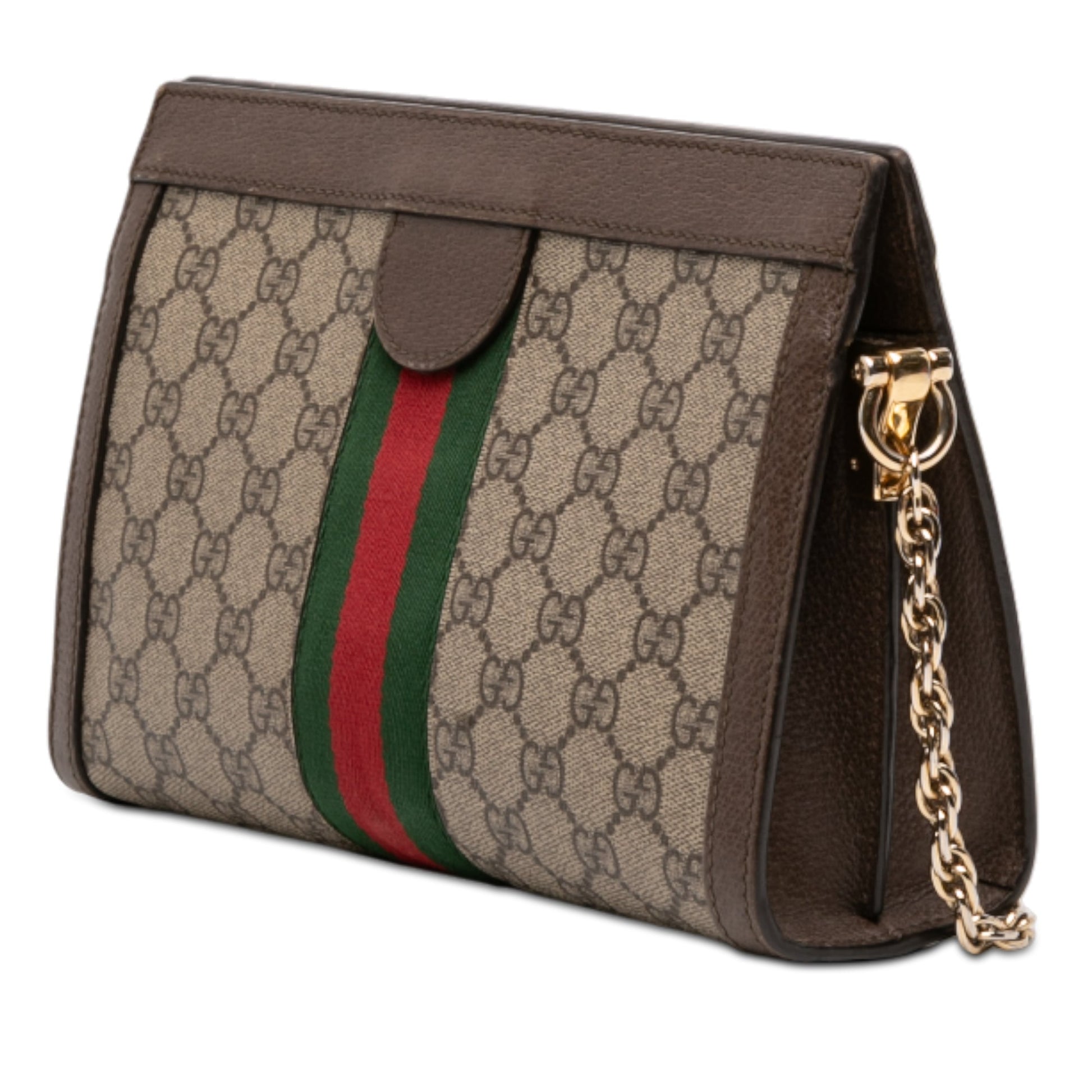 Gucci Small GG Supreme Web Ophidia Chain Crossbody