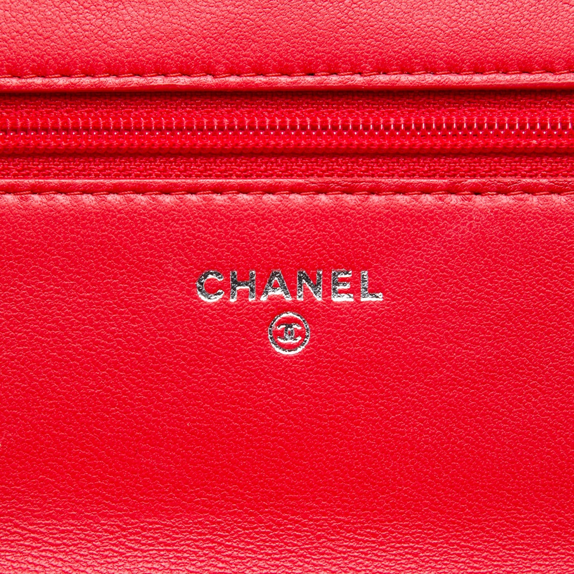 Chanel Quilted Lambskin Boy Wallet On Chain