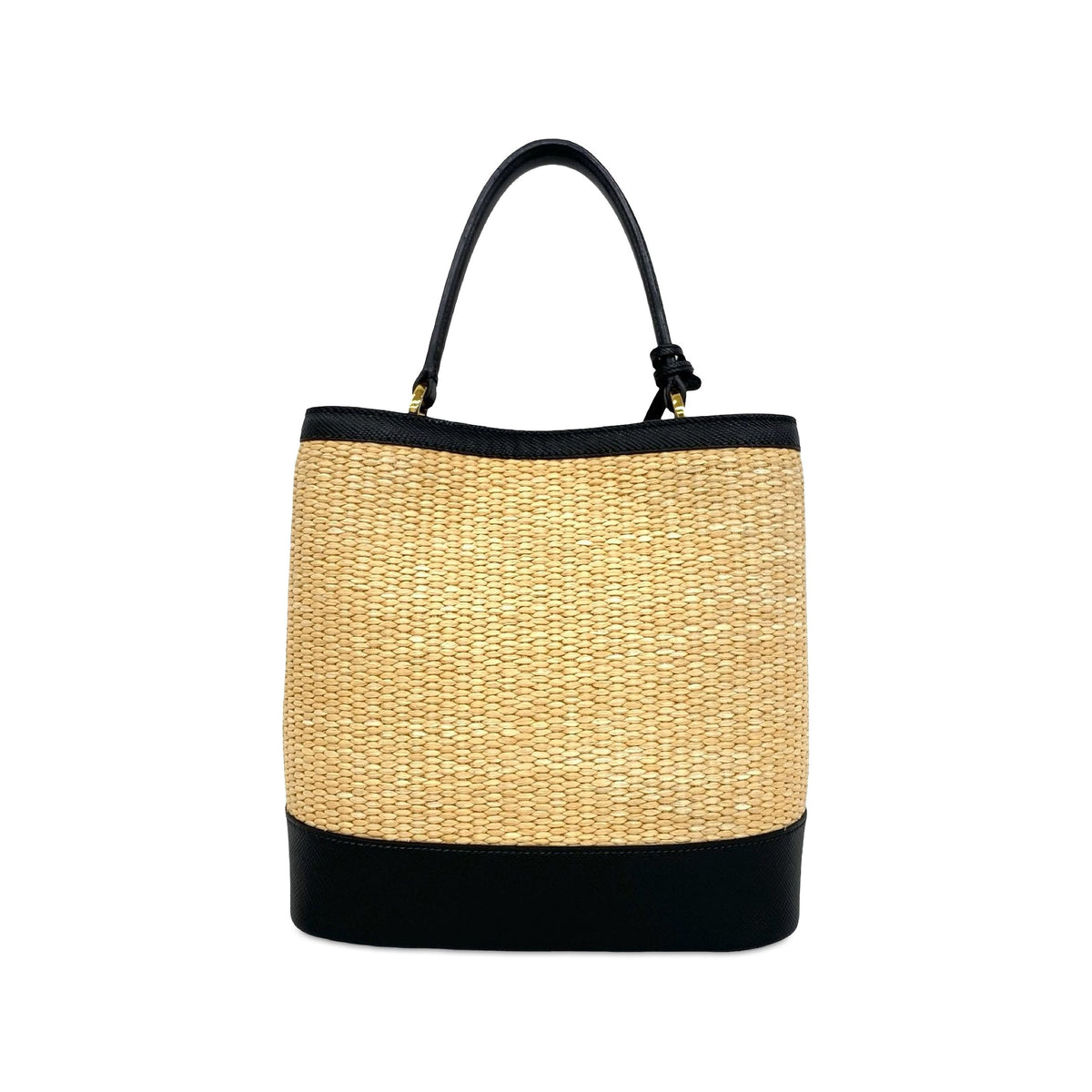 Prada Panier Bucket Bag — Beige