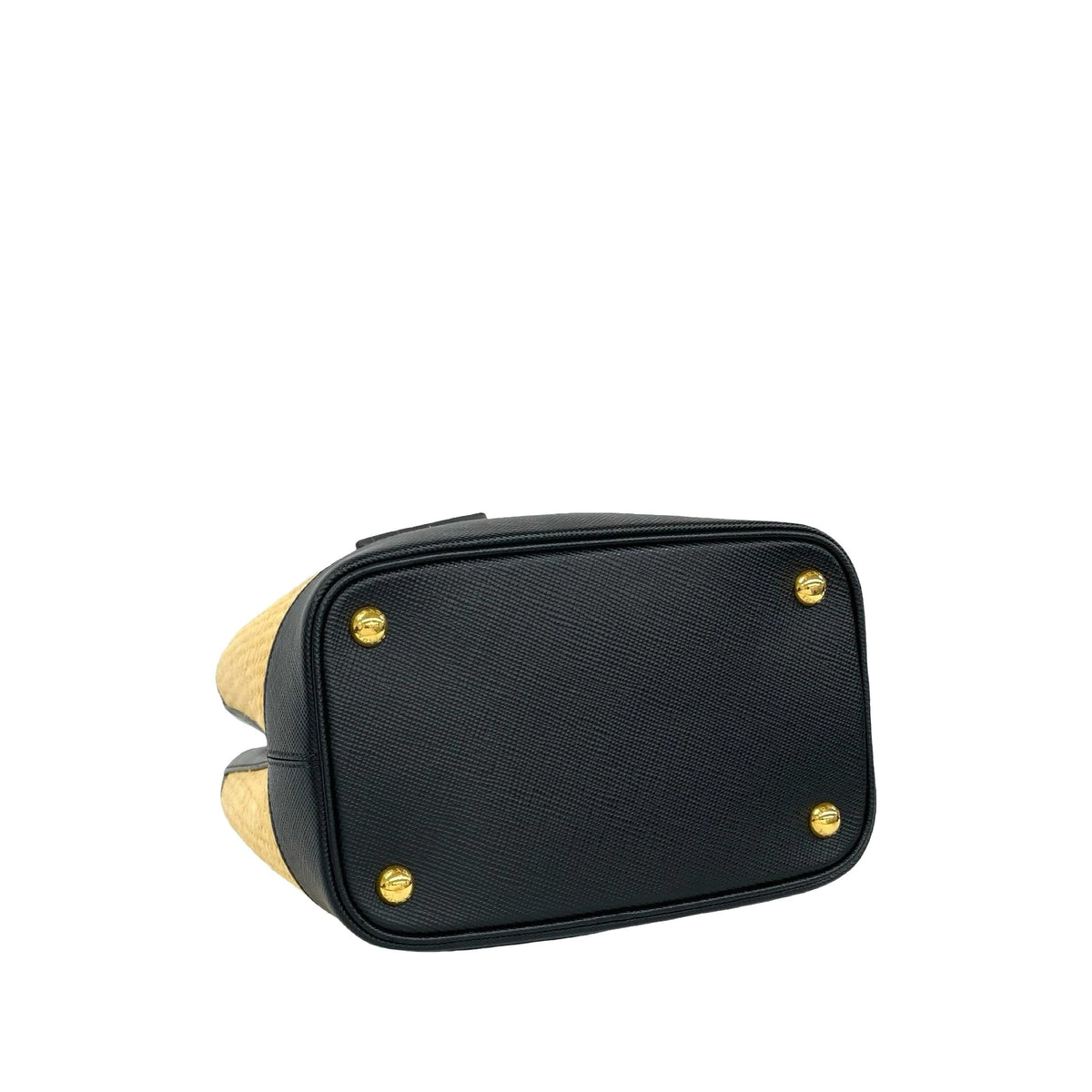 Prada Panier Bucket Bag — Beige