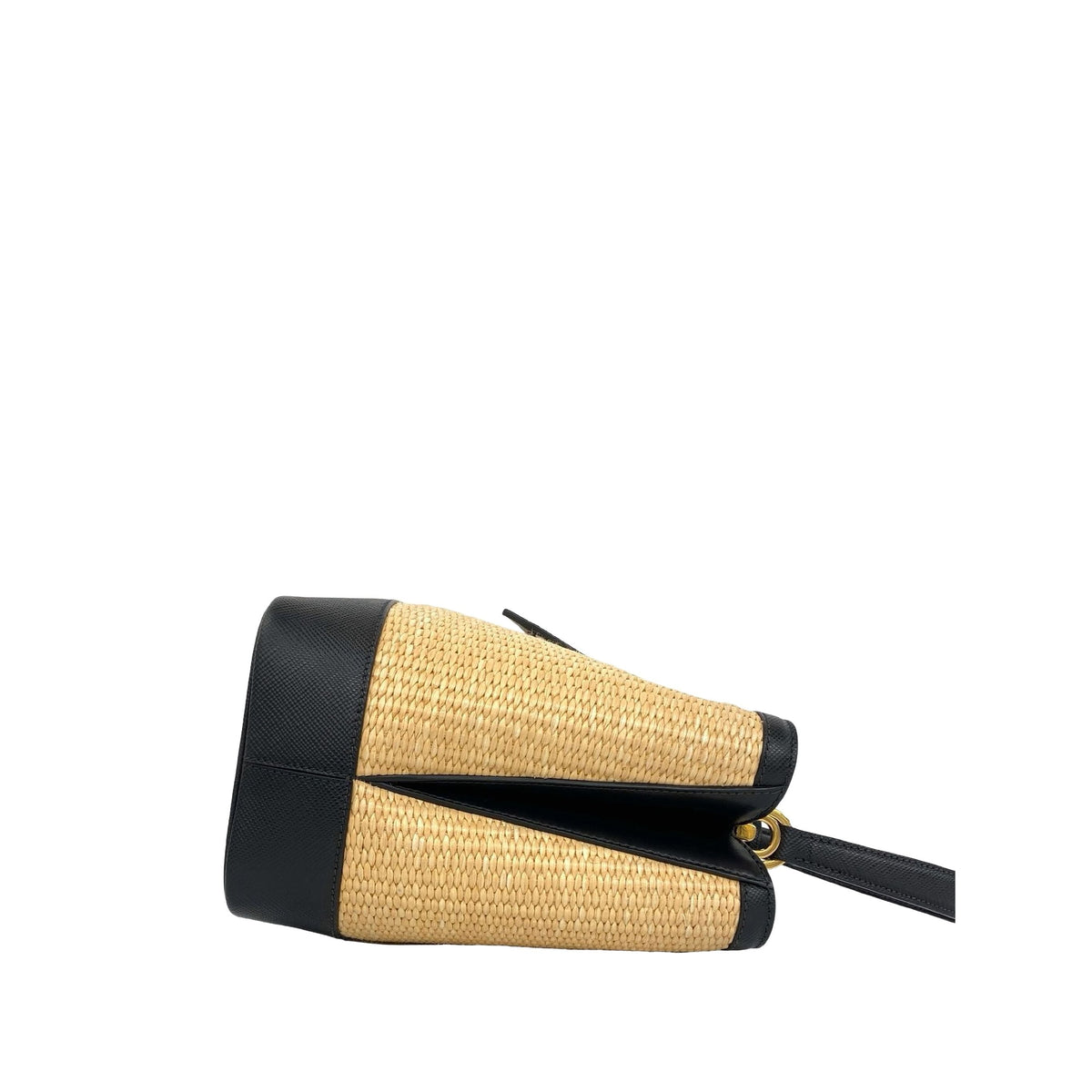 Prada Panier Bucket Bag — Beige