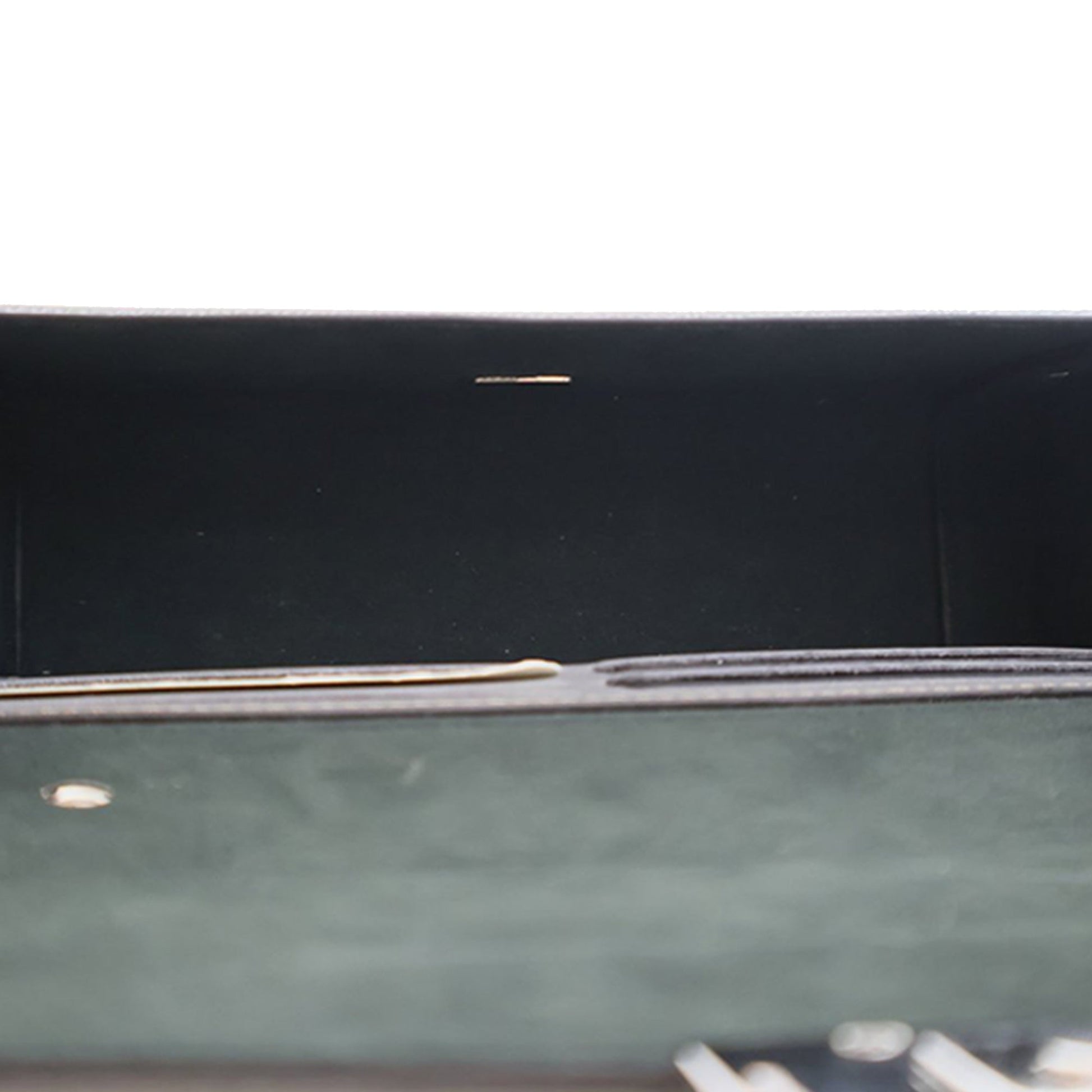 Fendi Zucca Calfskin Soft Trunk Baguette Satchel