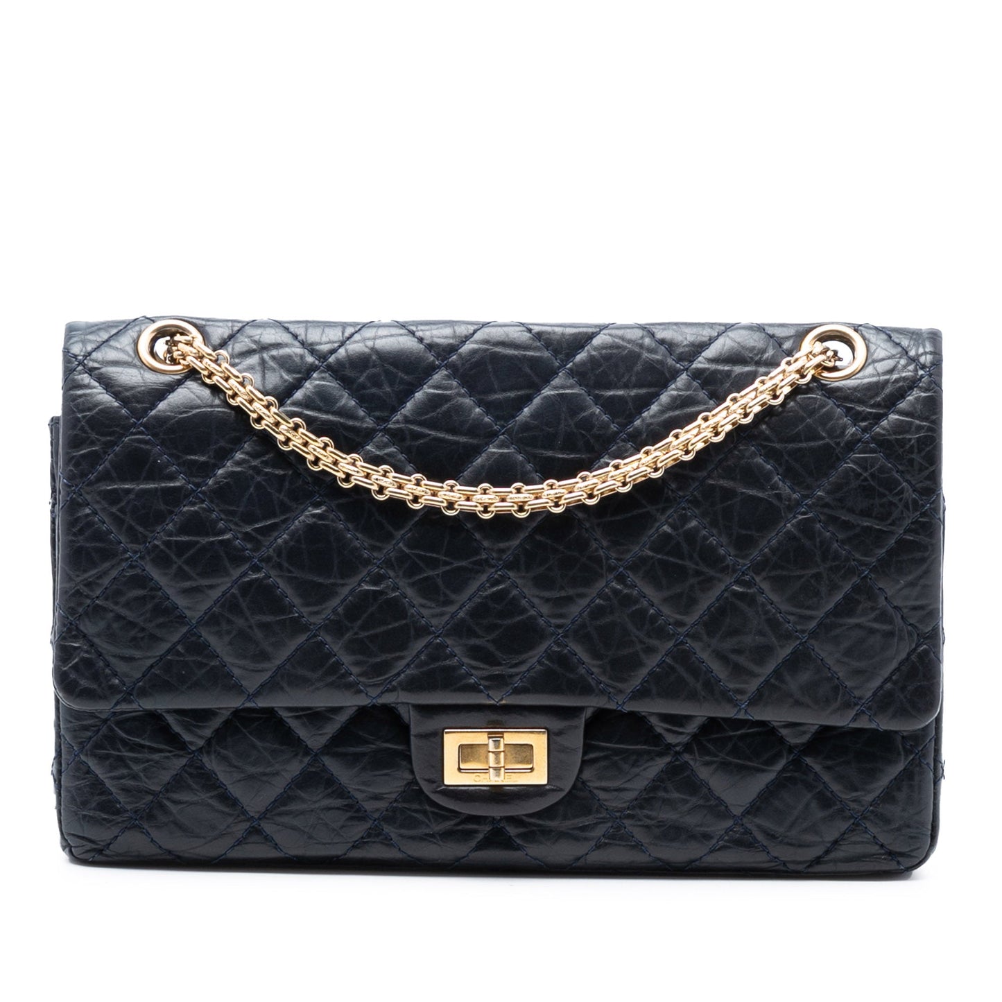 Chanel Quilted Aged Calfskin Reissue 2.55 Double Flap 226