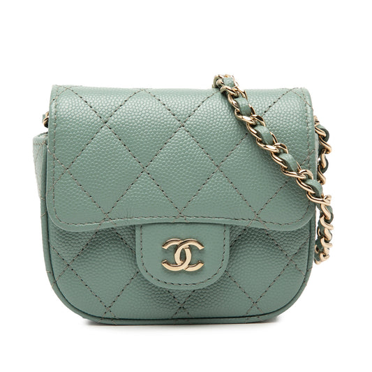Chanel Micro Mini Classic Caviar Single Flap