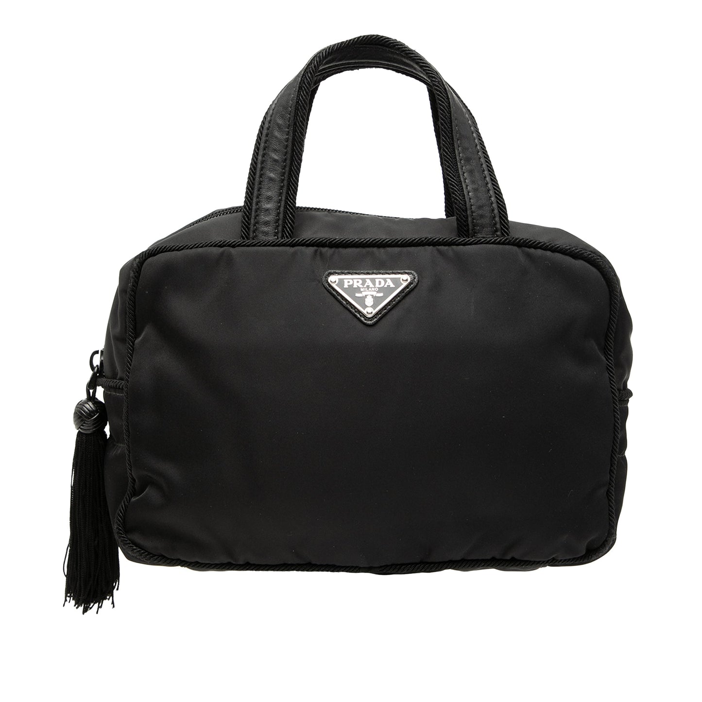 Prada Tessuto Tassel Handbag