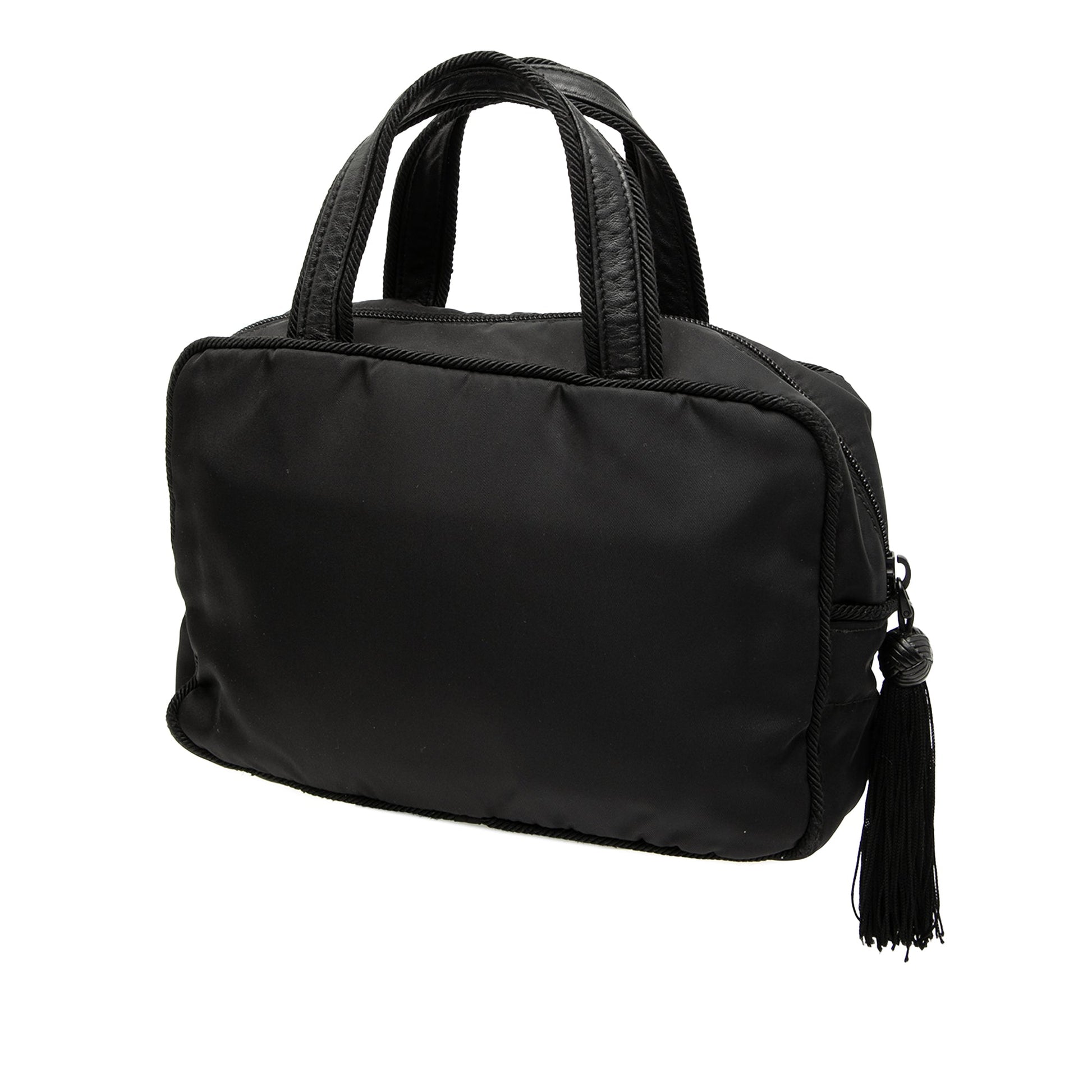 Prada Tessuto Tassel Handbag