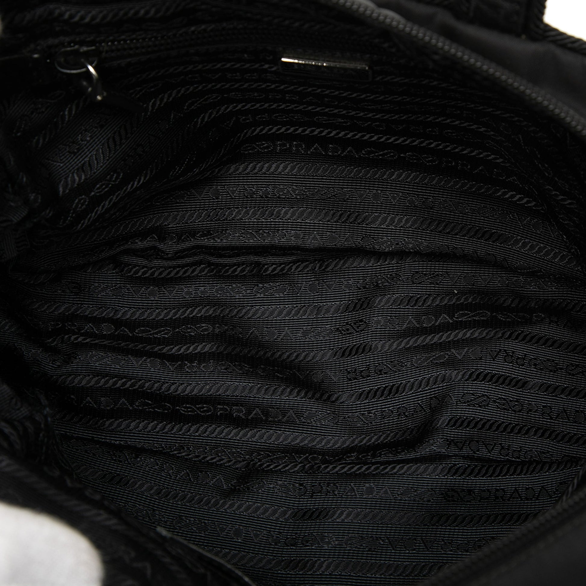 Prada Tessuto Tassel Handbag