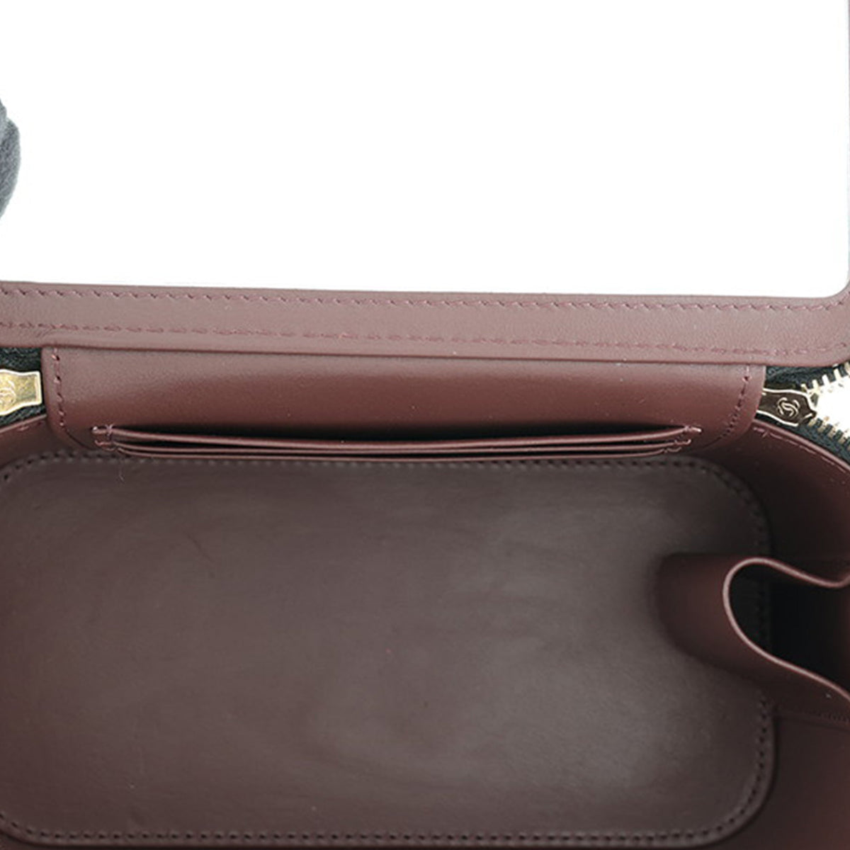 Chanel Small Quilted Caviar Vanity Case With Chain