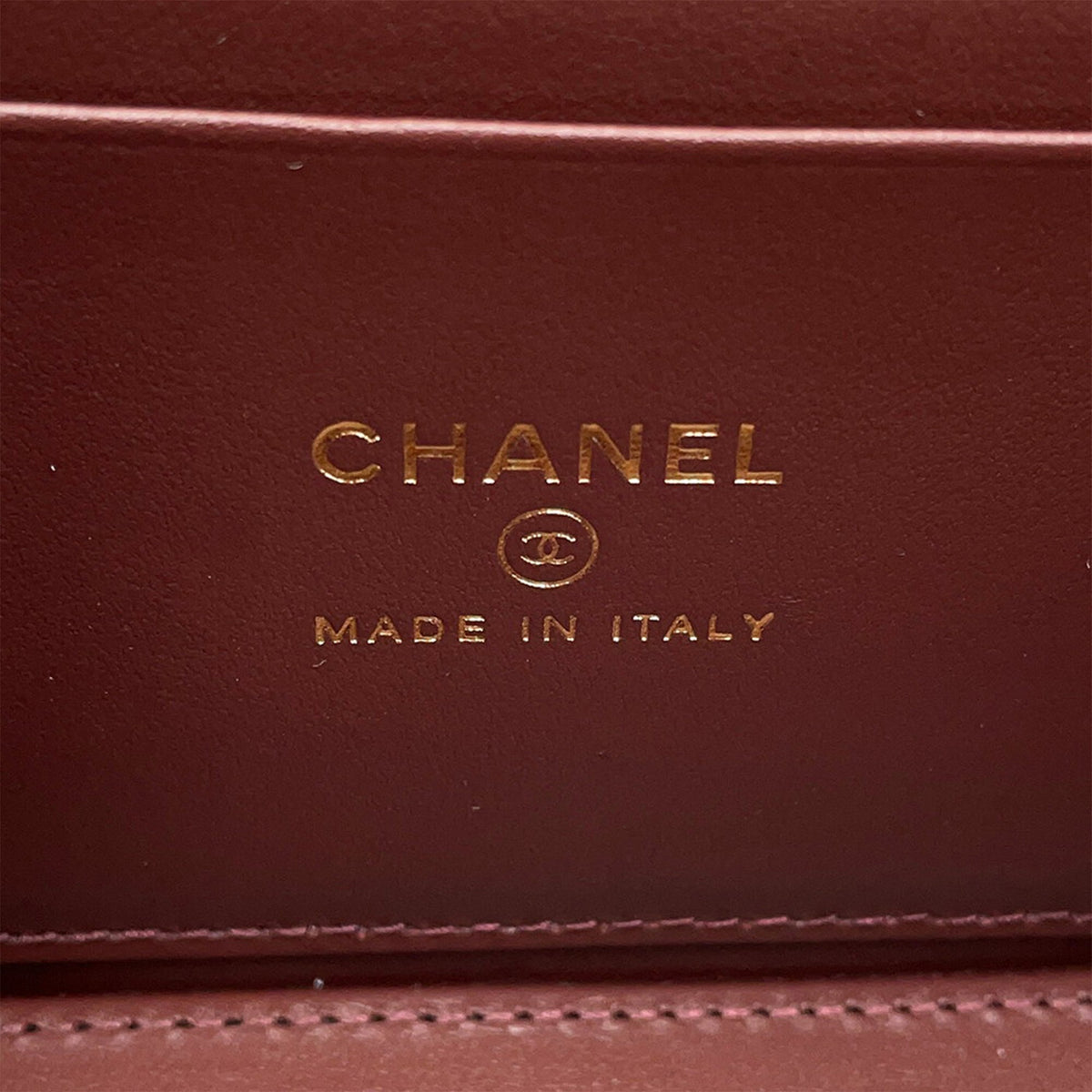 Chanel Small Quilted Caviar Vanity Case With Chain