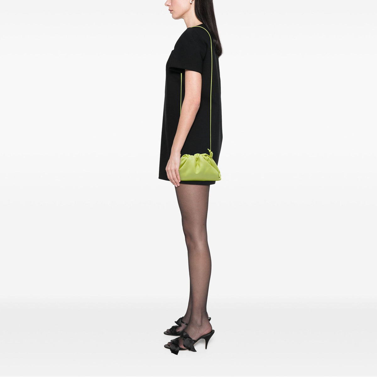 Bottega Veneta Lambskin The Mini Pouch Crossbody