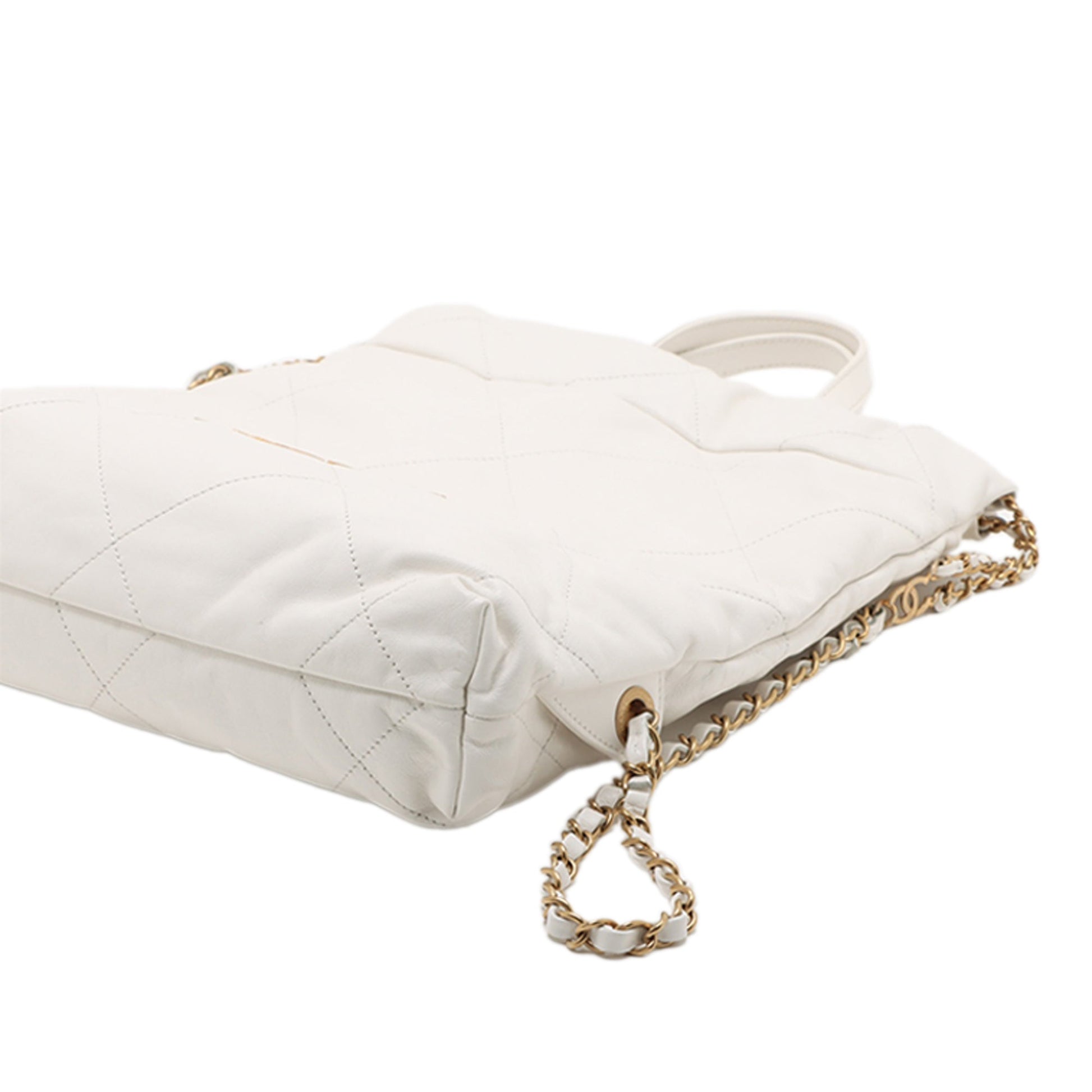 Chanel Shiny Calfskin Chanel 22 Drawstring Backpack